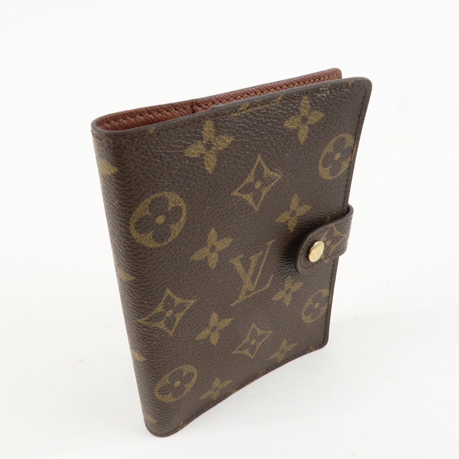 Louis Vuitton Monogram Agenda PM Planner Cover Brown SP0052 Used