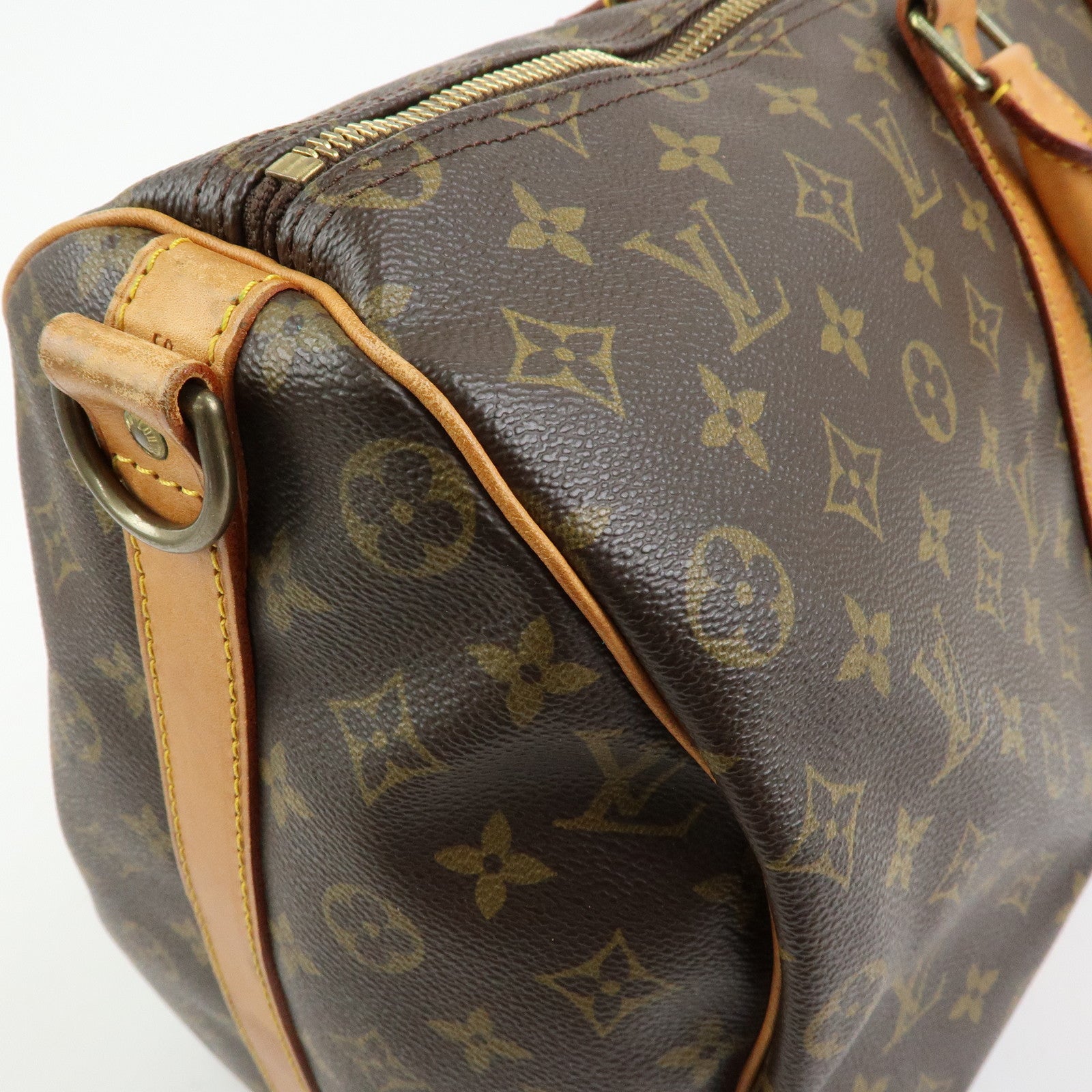 Louis Vuitton Monogram Keep All Bandouliere 50 Boston Bag M41416