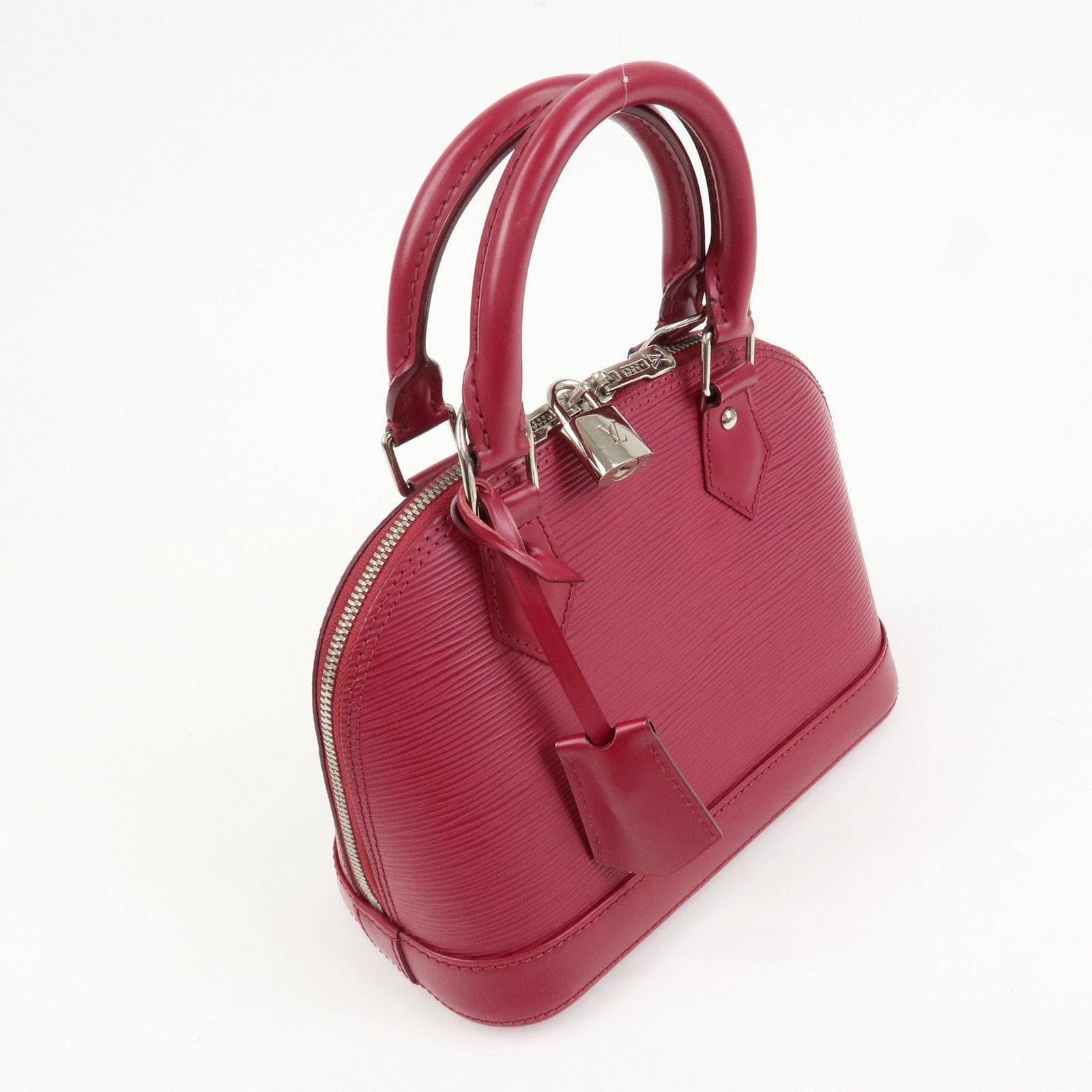 Louis Vuitton Epi Alma BB Hand Bag Shoulder Bag Fuchsia M40851
