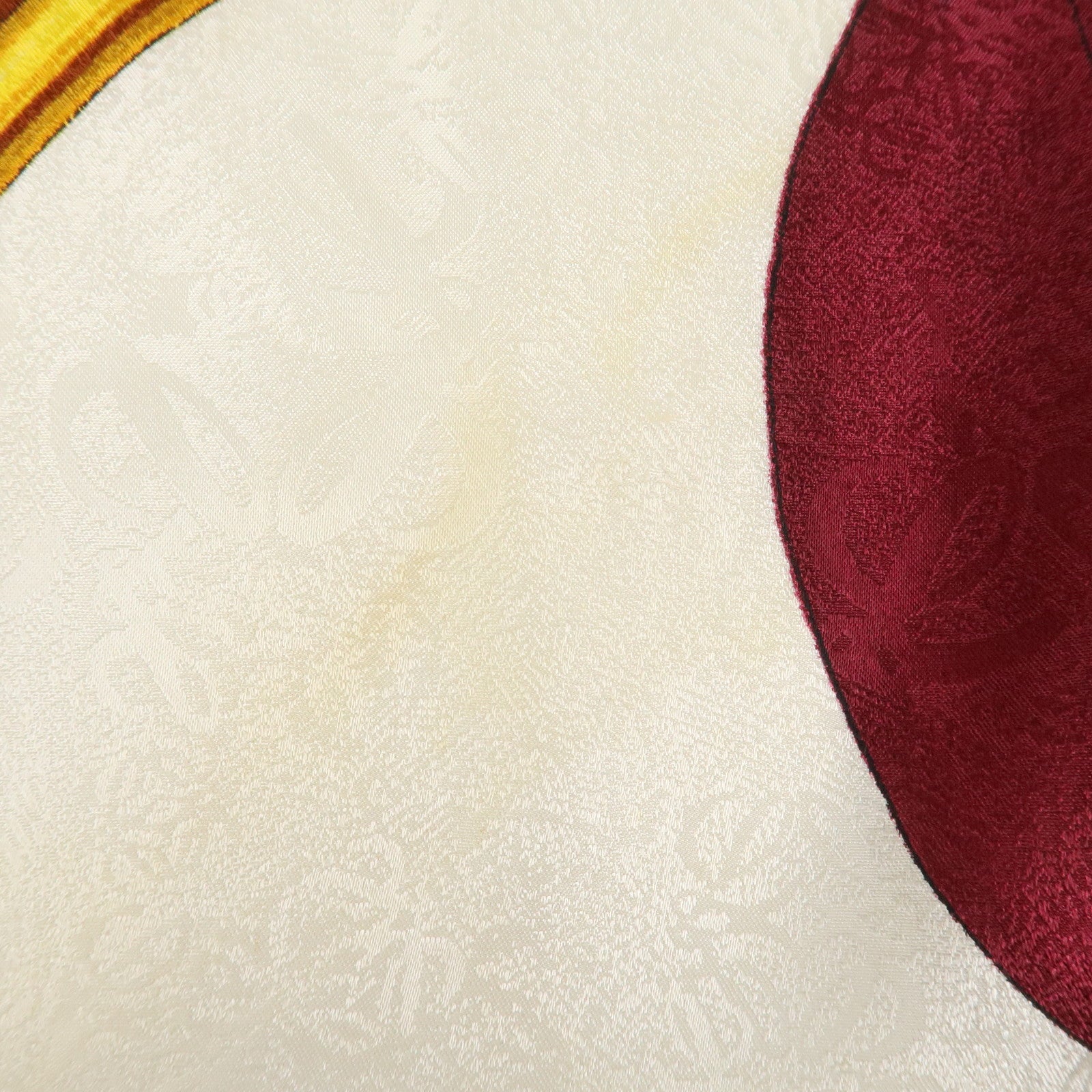 LOEWE Silk 100% Scarf Brown White