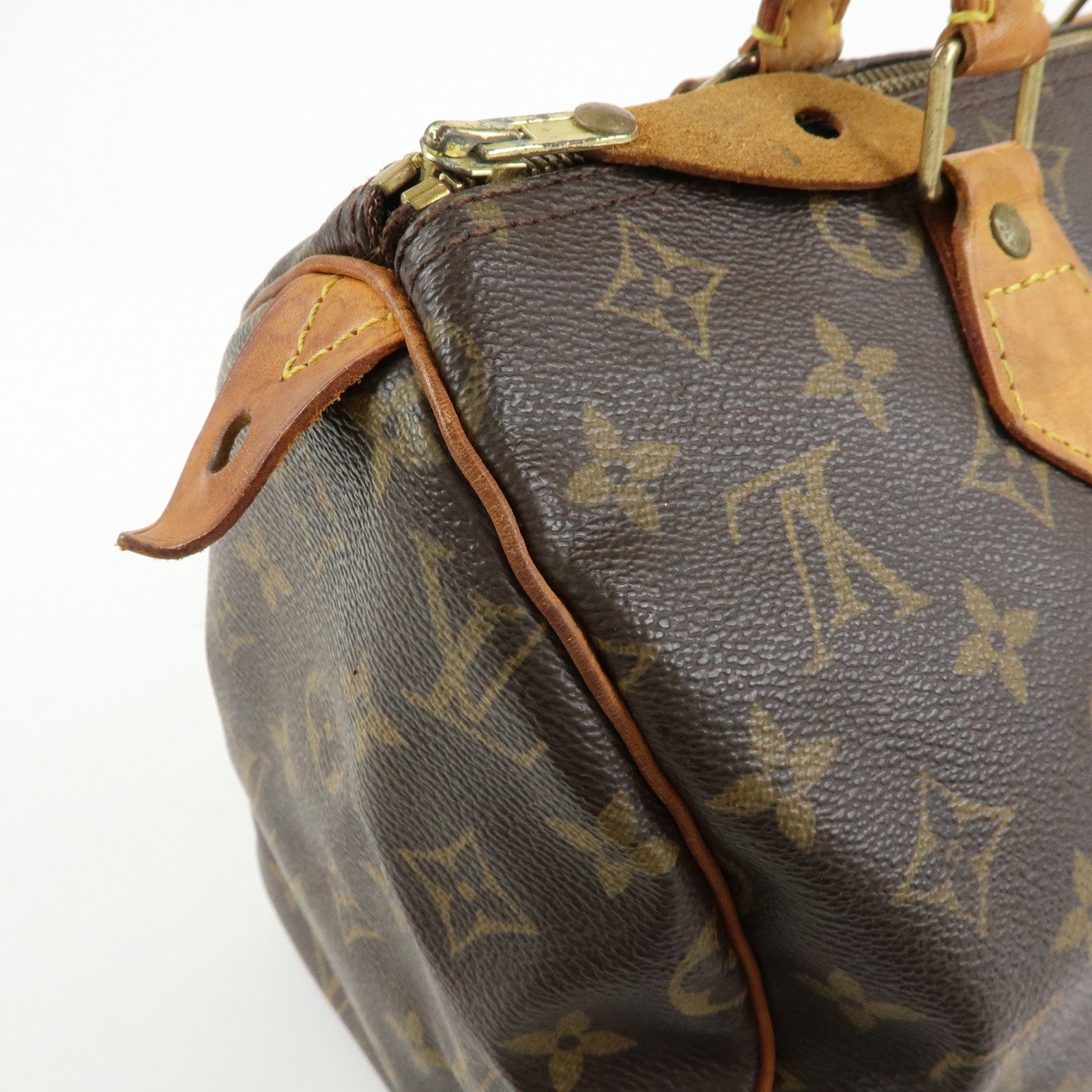 Louis Vuitton Monogram Speedy 30 Boston Bag Hand Bag Brown M41526