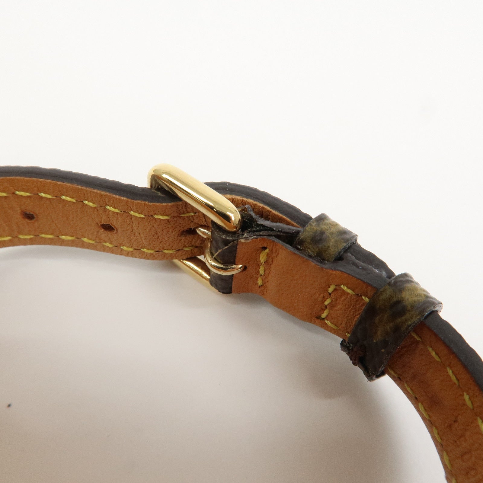 Louis Vuitton Monogram Porte Address Bracelet Brown M92577