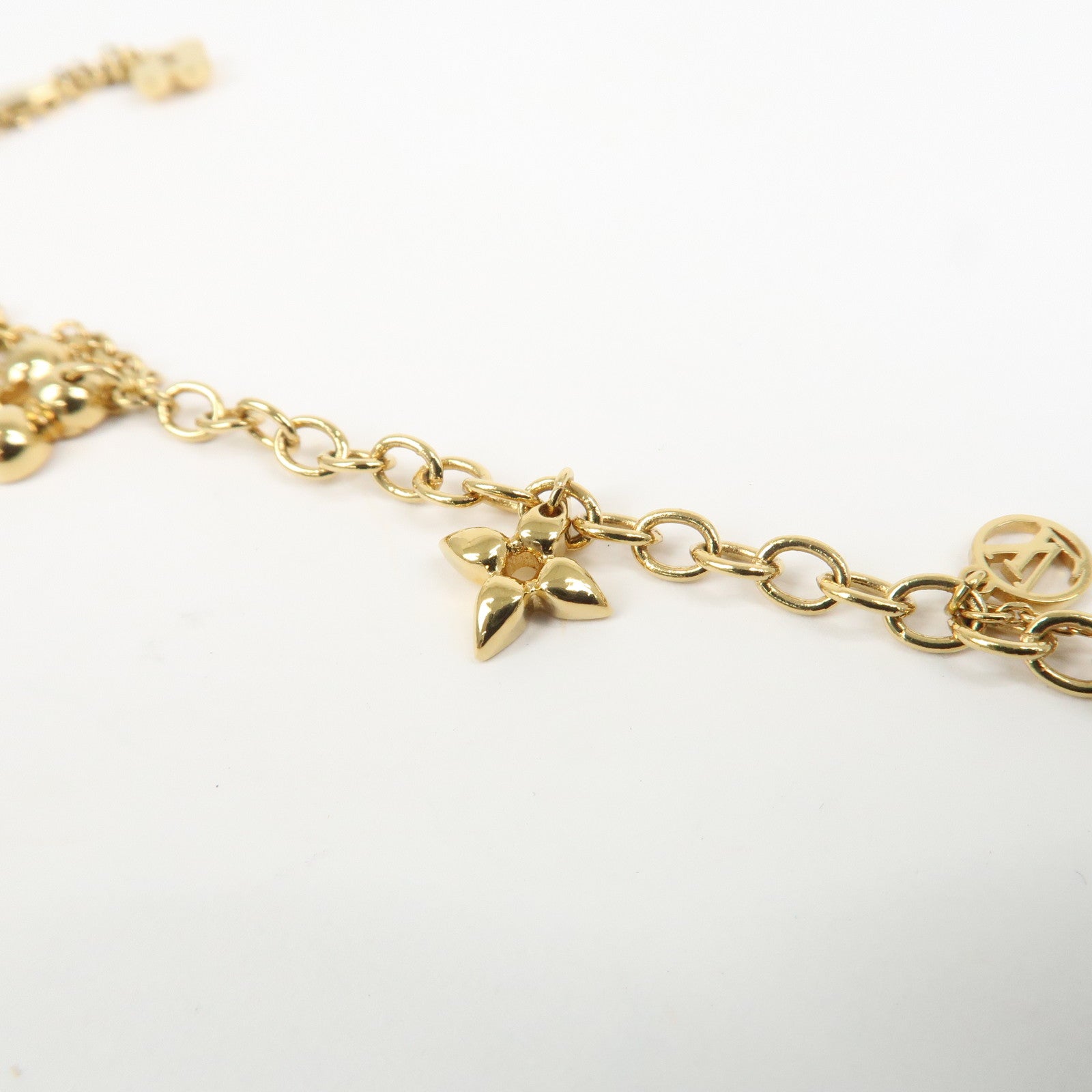 Louis Vuitton Blooming LV Circle Monogram Flower Necklace M90736