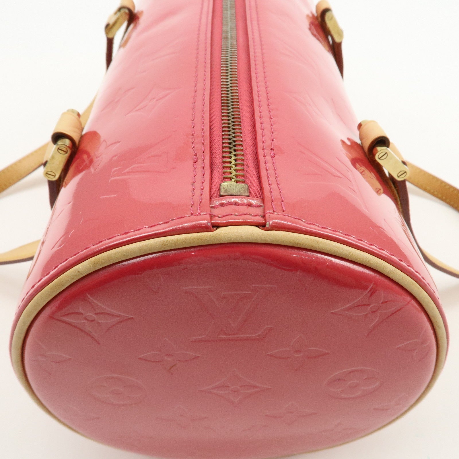 Louis Vuitton Monogram Vernis Bedford Hand Bag Framboise M9133F