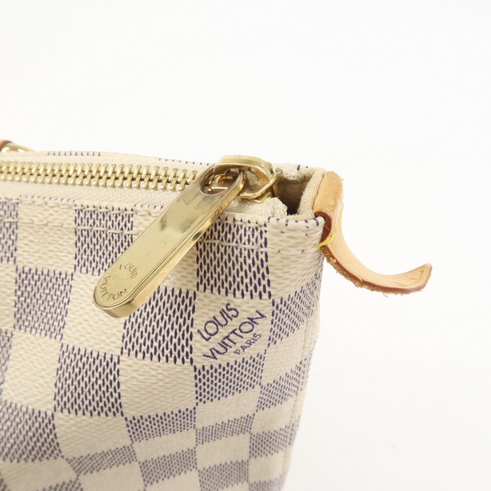Louis Vuitton Damier Azur Saleya PM Tote Bag Hand Bag N51186