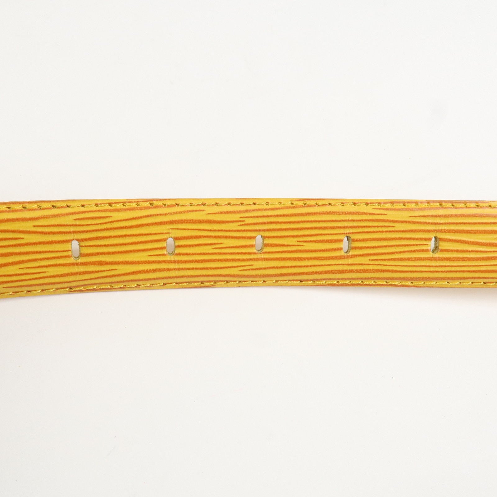 Louis Vuitton Epi Leather Ceinture Belt Tassili Yellow R10051