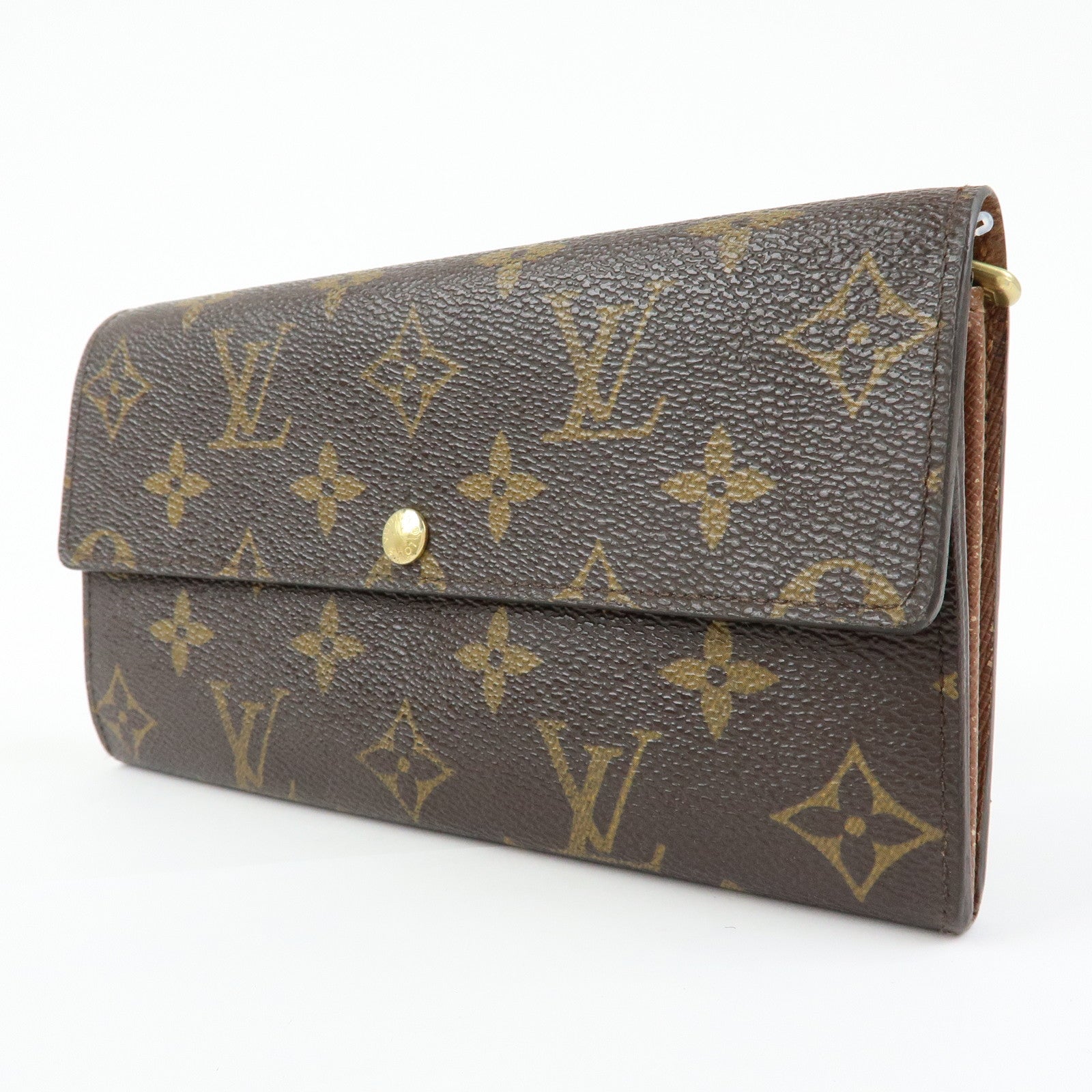 Louis Vuitton Monogram Portefeuille Sarah Long Wallet Brown M61734
