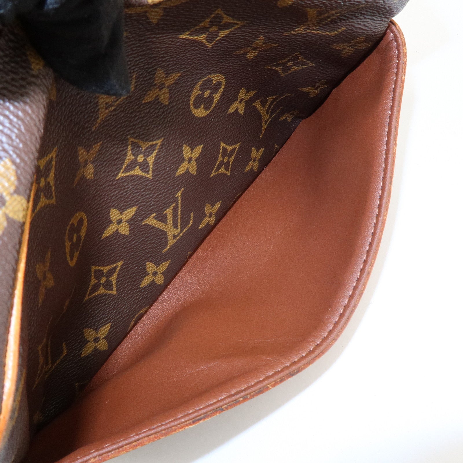 Louis Vuitton Monogram Compiegne 28 Pouch Clutch Bag Brown M51845