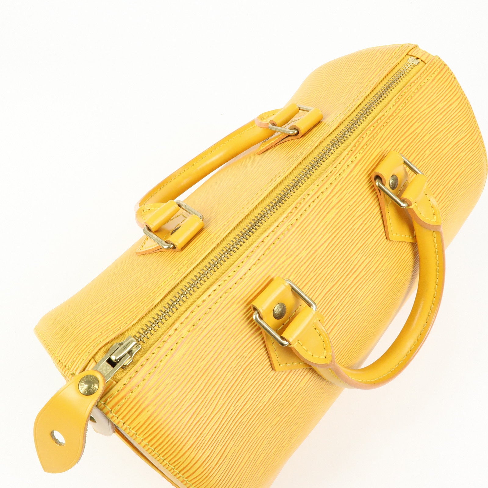 Louis Vuitton Epi Speedy 25 Boston Bag Hand Bag Yellow M43019