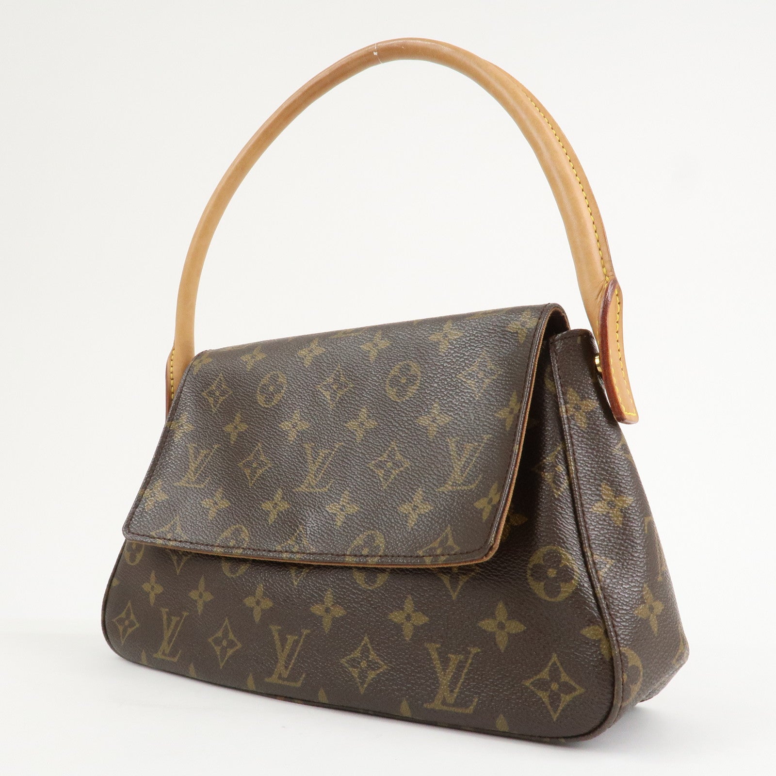 Louis Vuitton Monogram Mini Looping Shoulder Bag Brown M51147