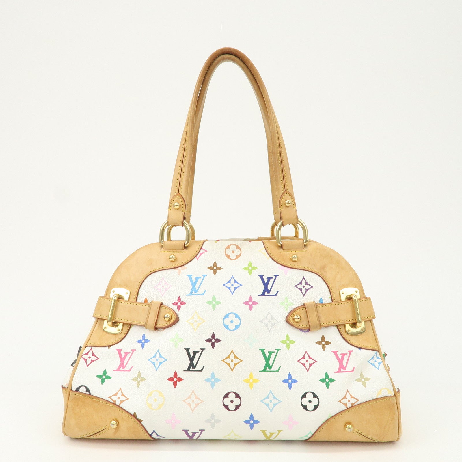 Louis Vuitton Monogram Multicolor Claudia Hand Bag Blanc M40193
