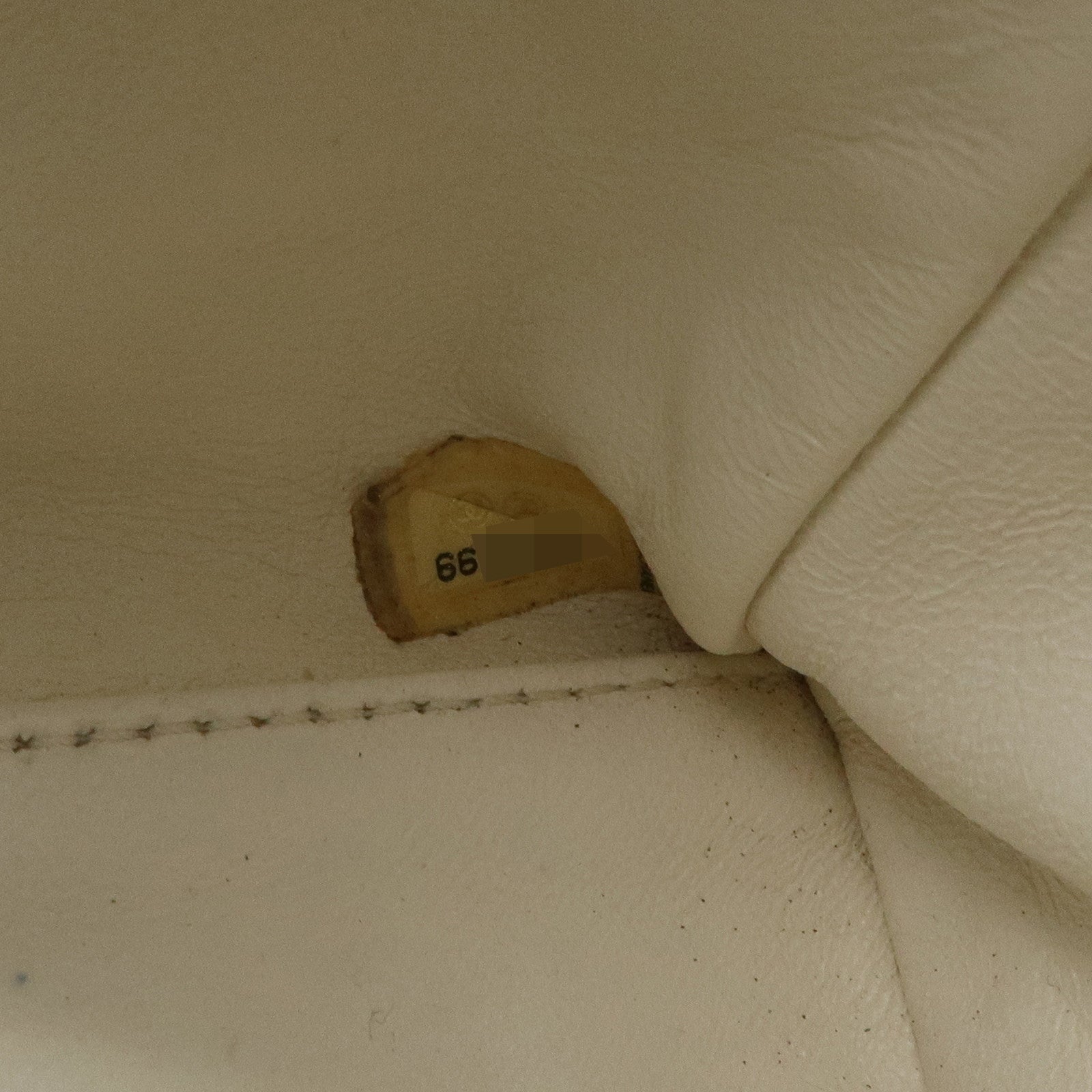 CHANEL Sport Line Canvas Leather Boston Bag Hand Bag Gray White