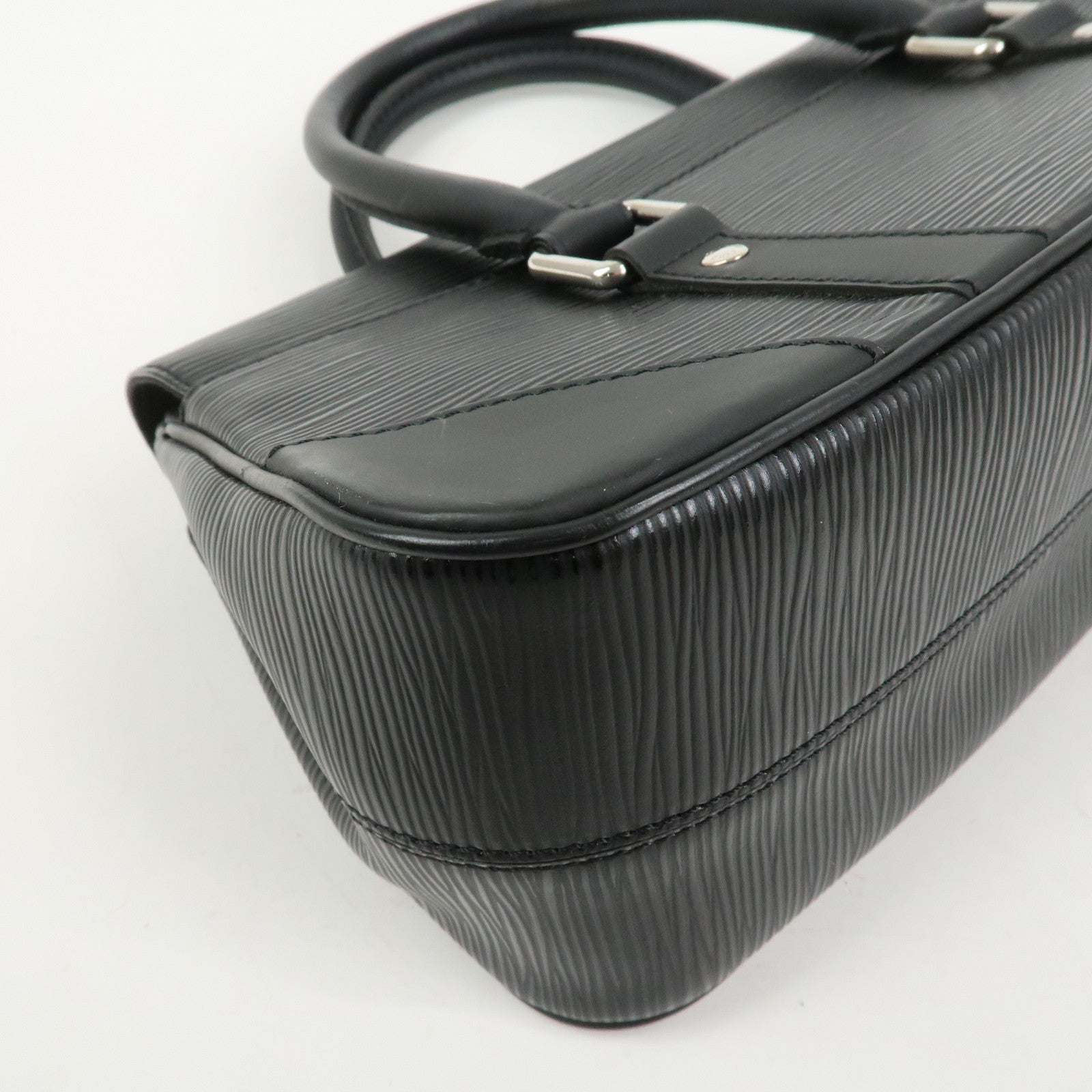 Louis Vuitton Epi Segur PM Hand Bag Noir Black M58822