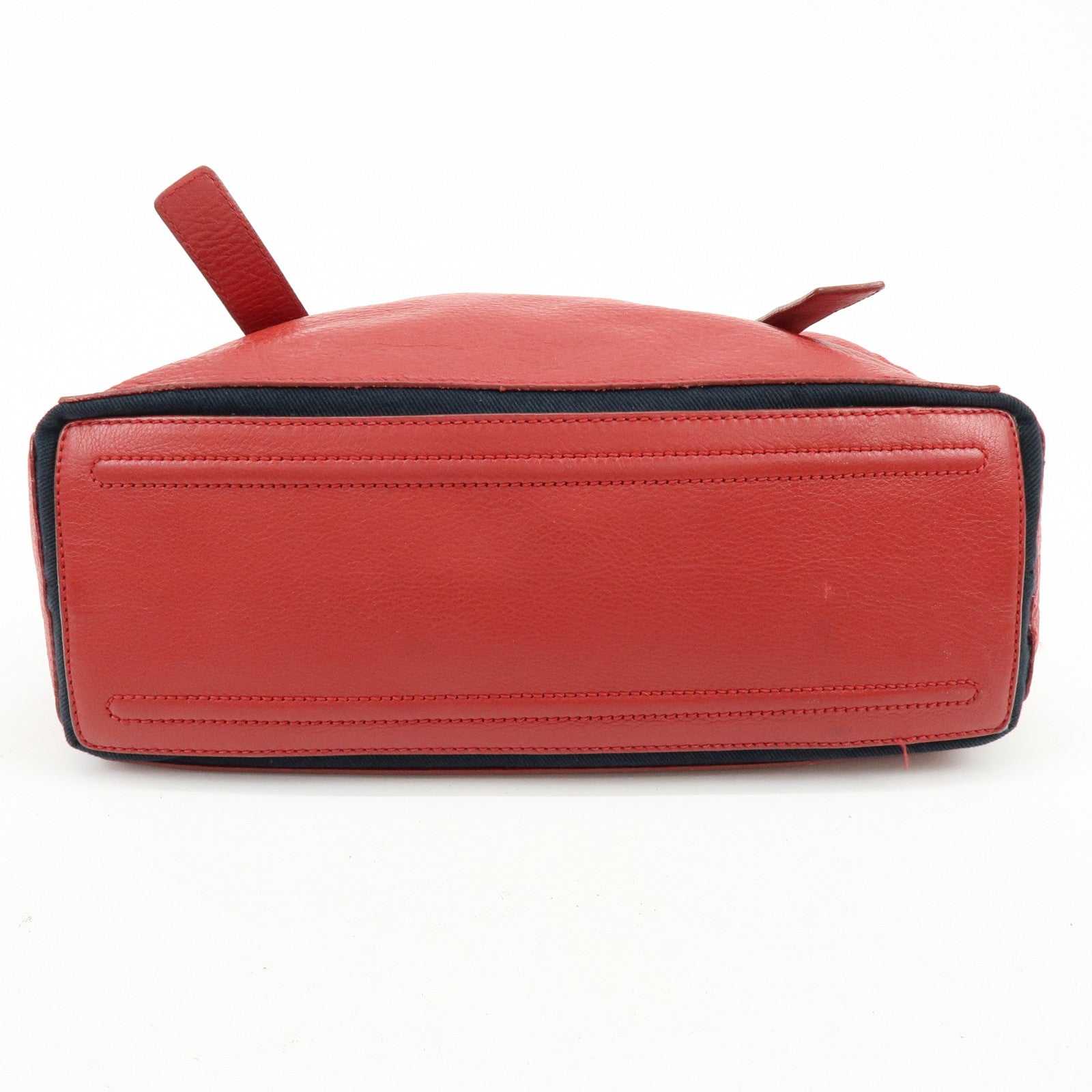 SAINT LAURENT PARIS Muse Two Leather Shoulder Bag Red 265707