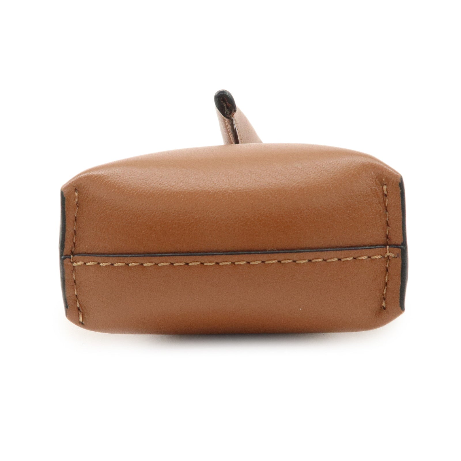 LOEWE Anagram Elephant Pocket Style Shoulderr Bag Brown C623B02X04 Used