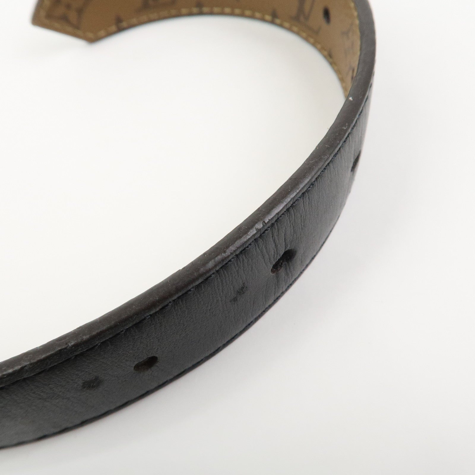 Louis Vuitton Monogram Reverse Agneau Milo Dauphine Ceinture M0203
