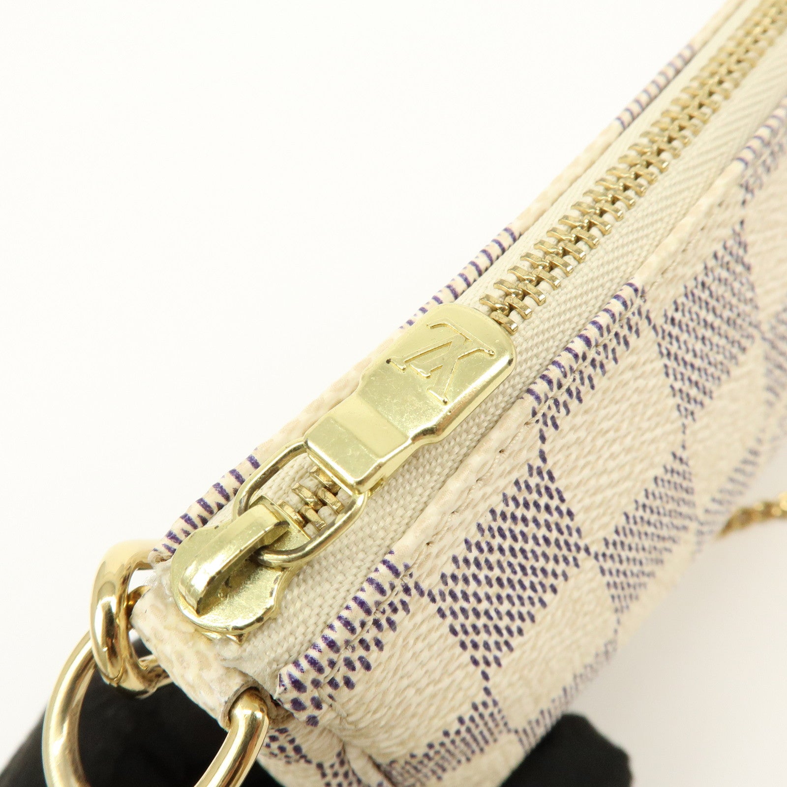 Louis Vuitton Damier Azur Mini Pochette Accesoire Pouch N58010