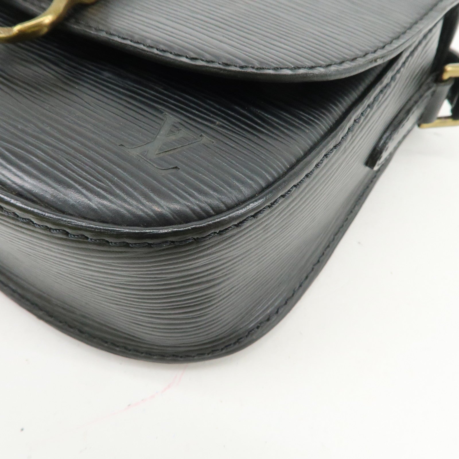 Louis Vuitton Epi Mini Saint Cloud Shoulder Bag Noir Black M52212