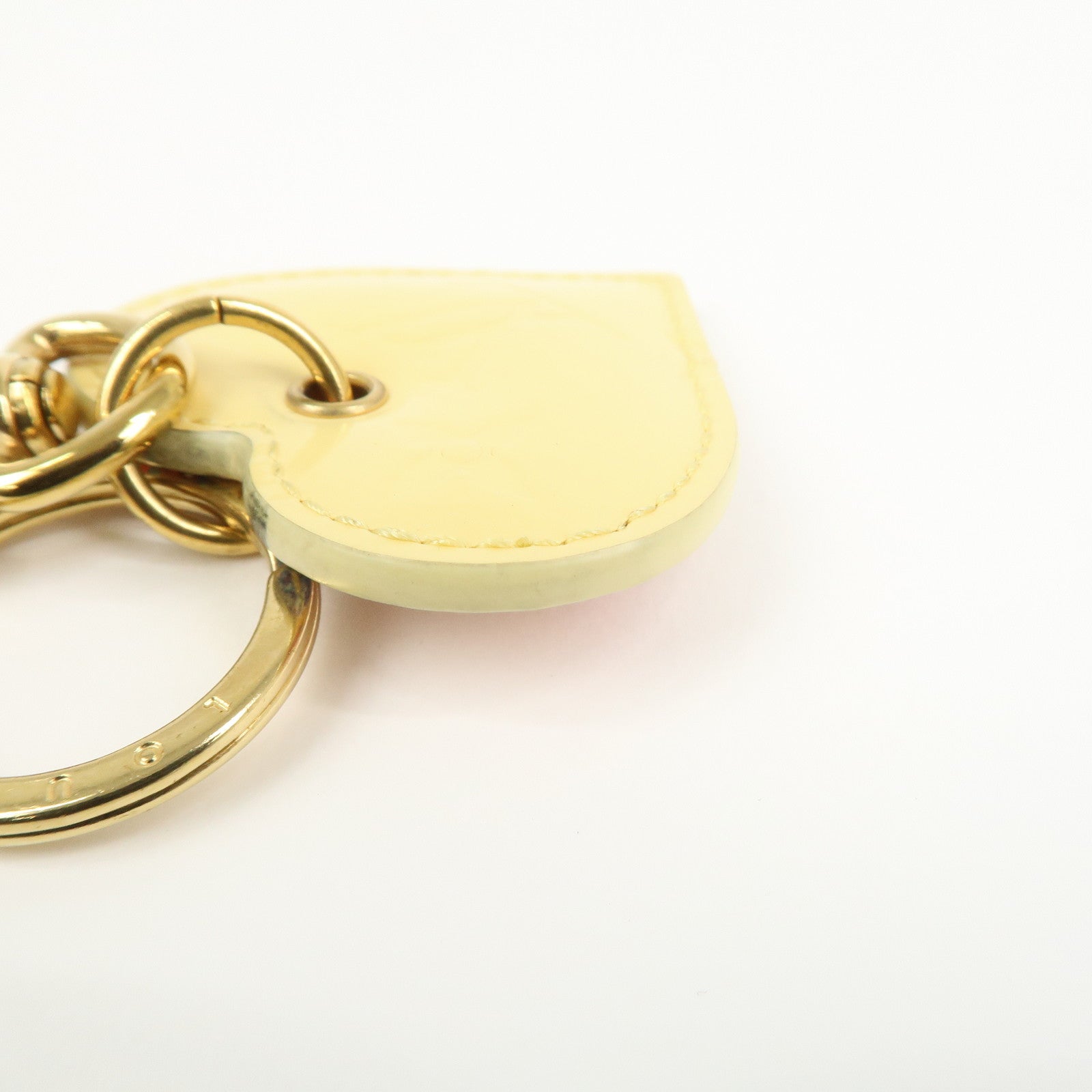 Louis Vuitton Porte Cles Love Lock Heart Bag Charm Key Chain M01165