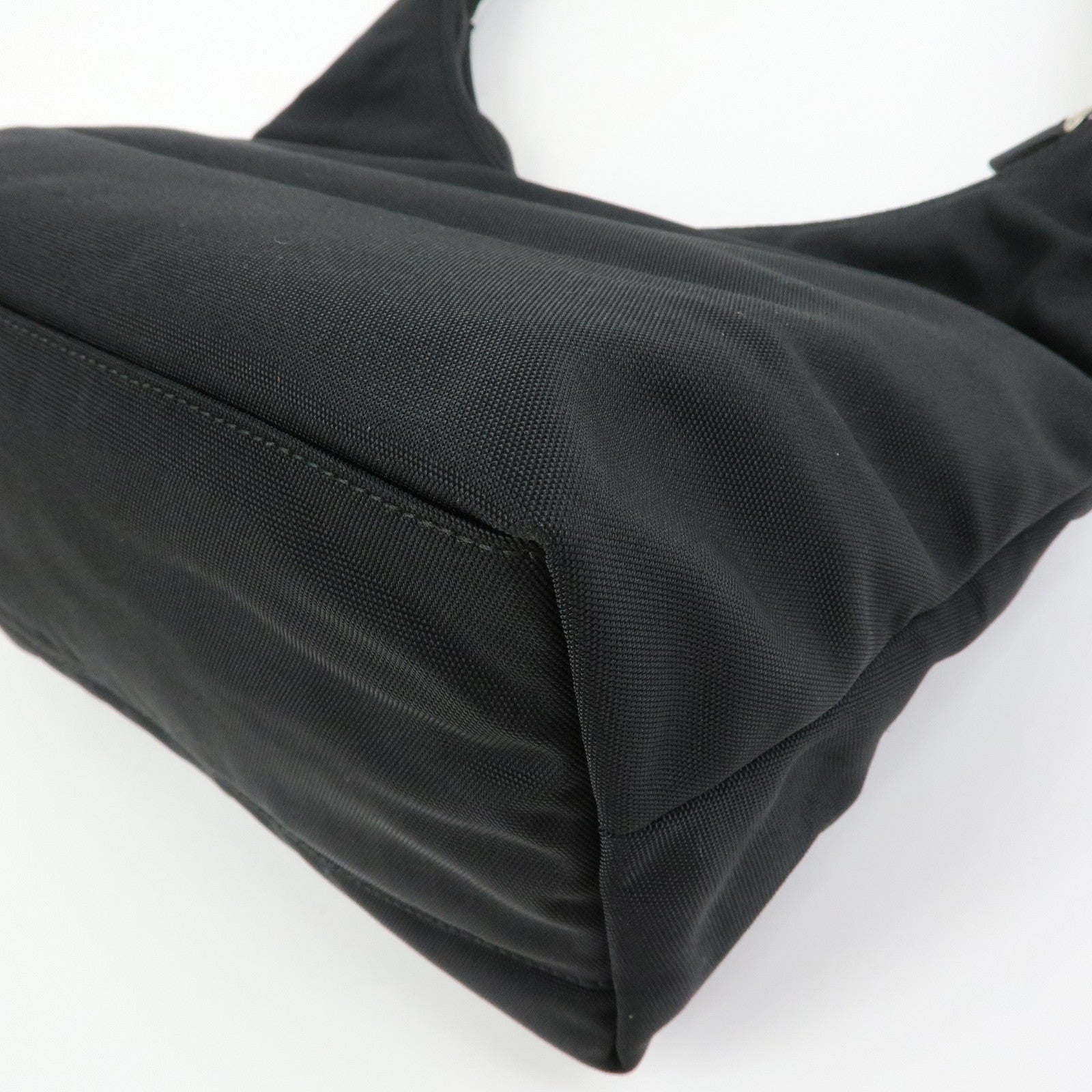 GUCCI Canvas Leather Shoulder Bag Hand Bag Black 001・3386・1705