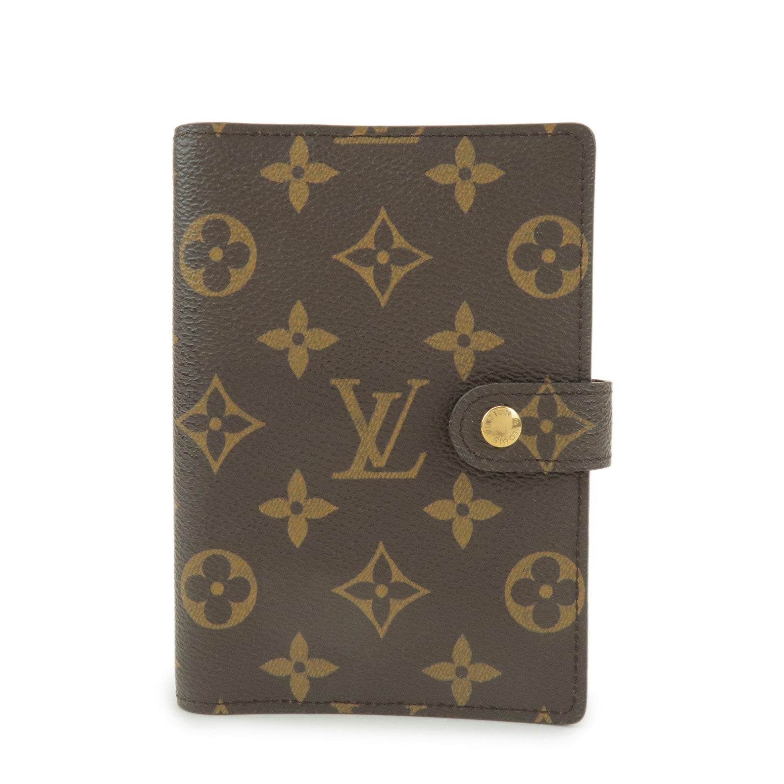Louis Vuitton Monogram Agenda PM Planner Cover Brown R20005