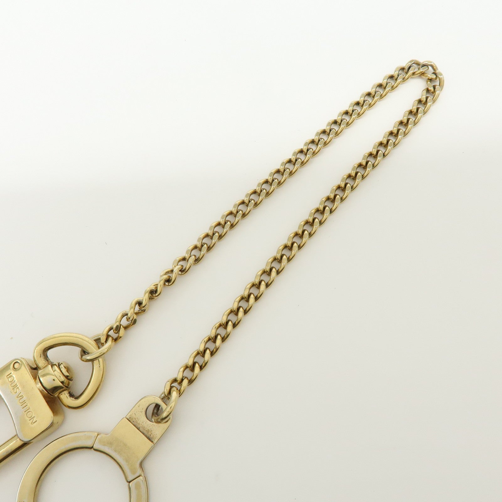 Louis Vuitton Chenne Ano Cles Key Chain Key Charm Gold M58021