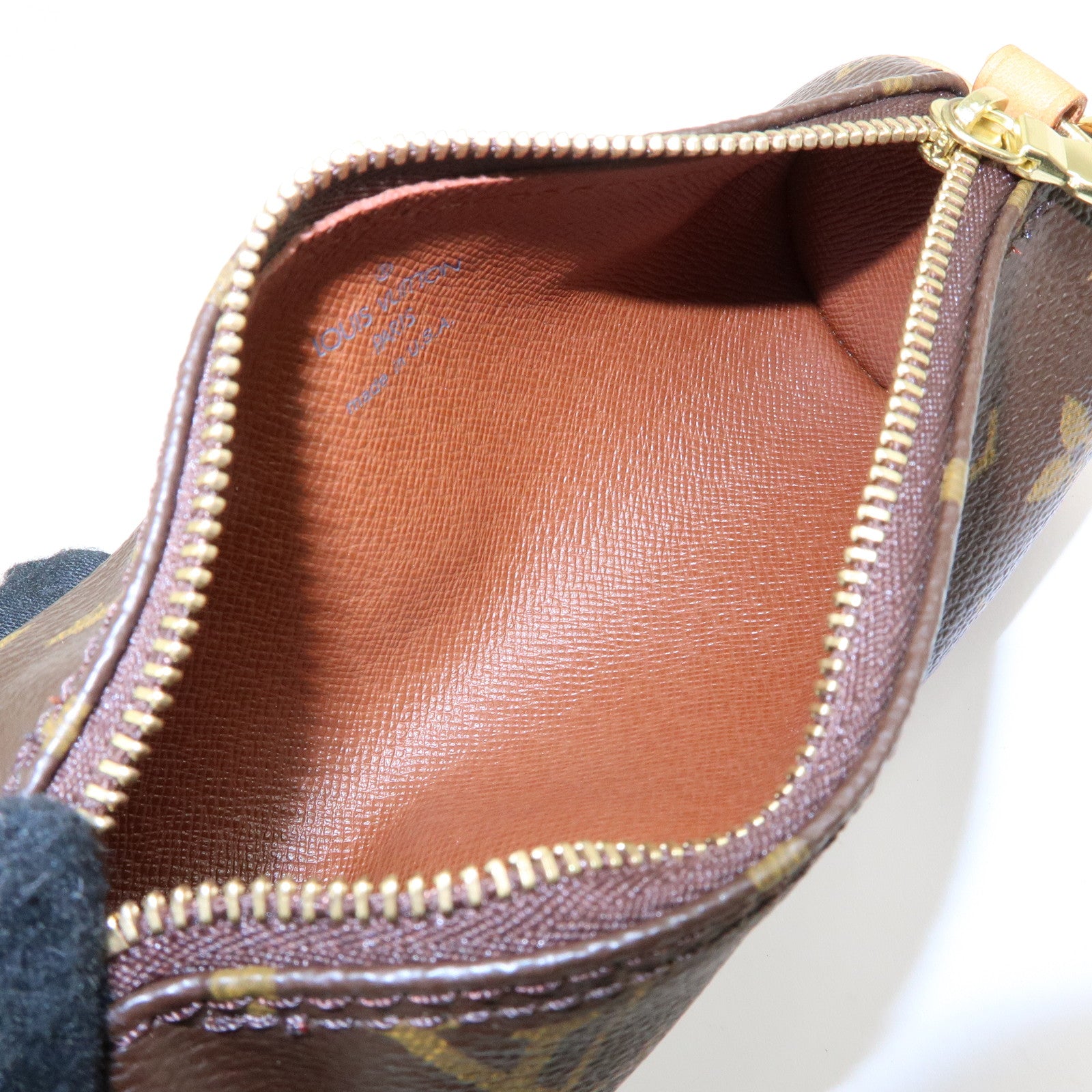 Louis Vuitton Monogram Mini Pouch for Papillon Bag Brown