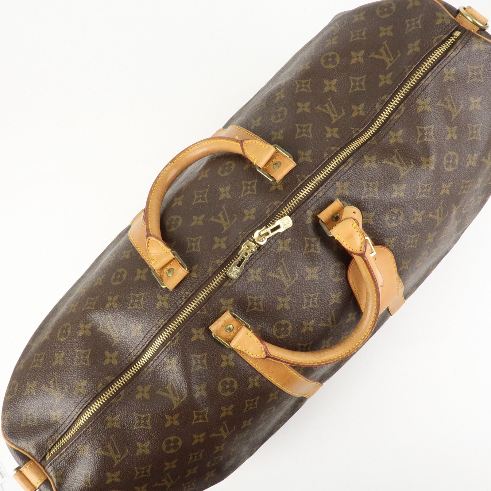 Louis Vuitton Monogram Keep All Bandouliere 60 Boston Bag M41412
