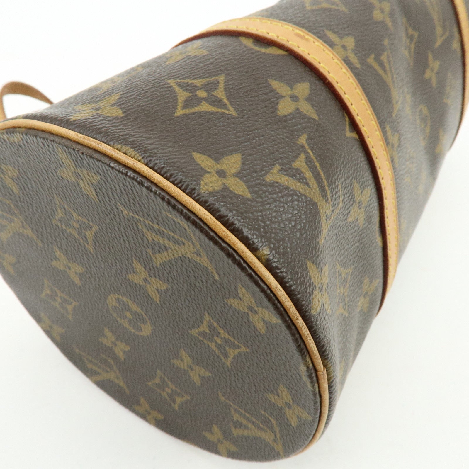 Louis Vuitton Monogram Papillon 30 Hand Bag Brown M51385