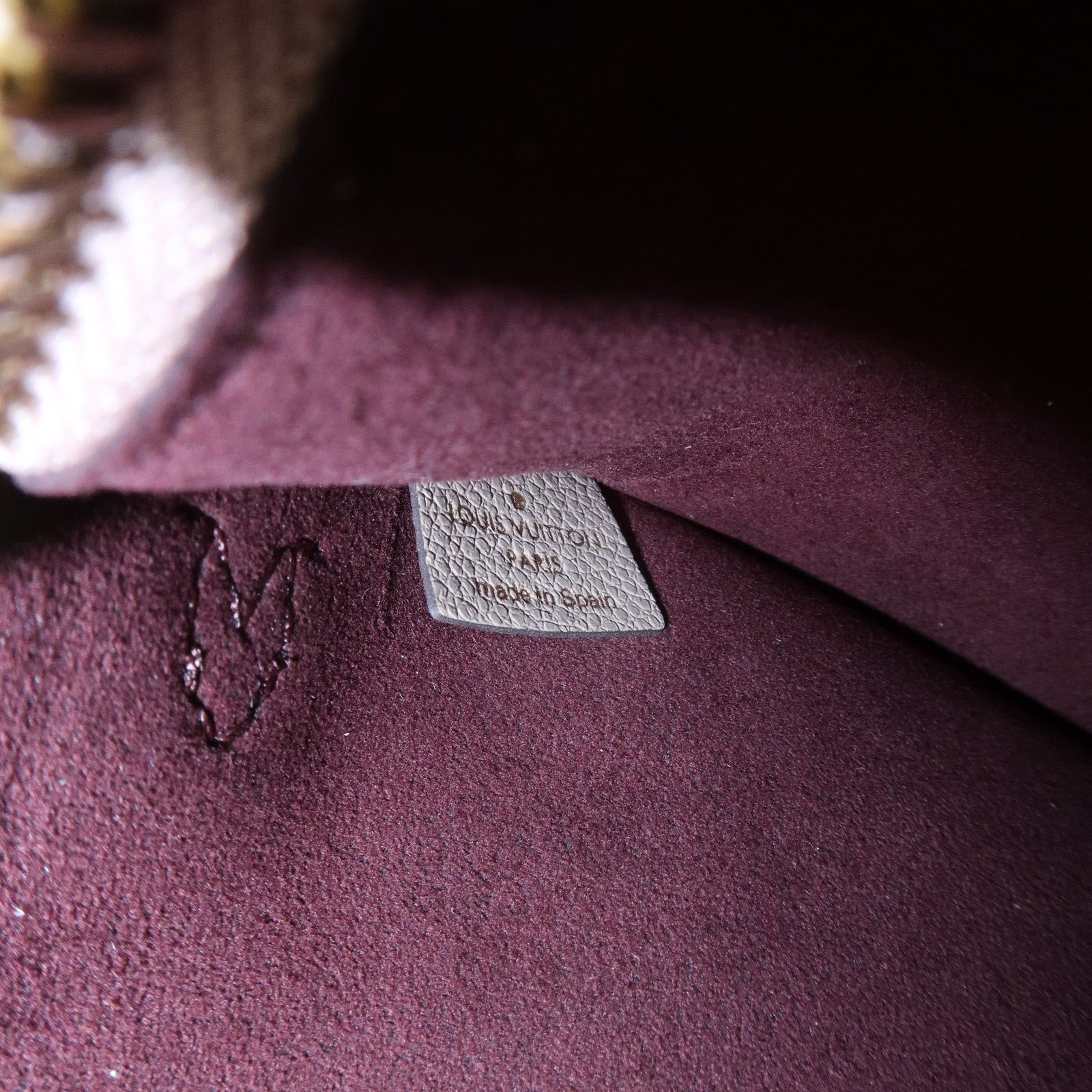 Louis Vuitton Monogram Empreinte Pouch for Neverfull MM Tote Bag