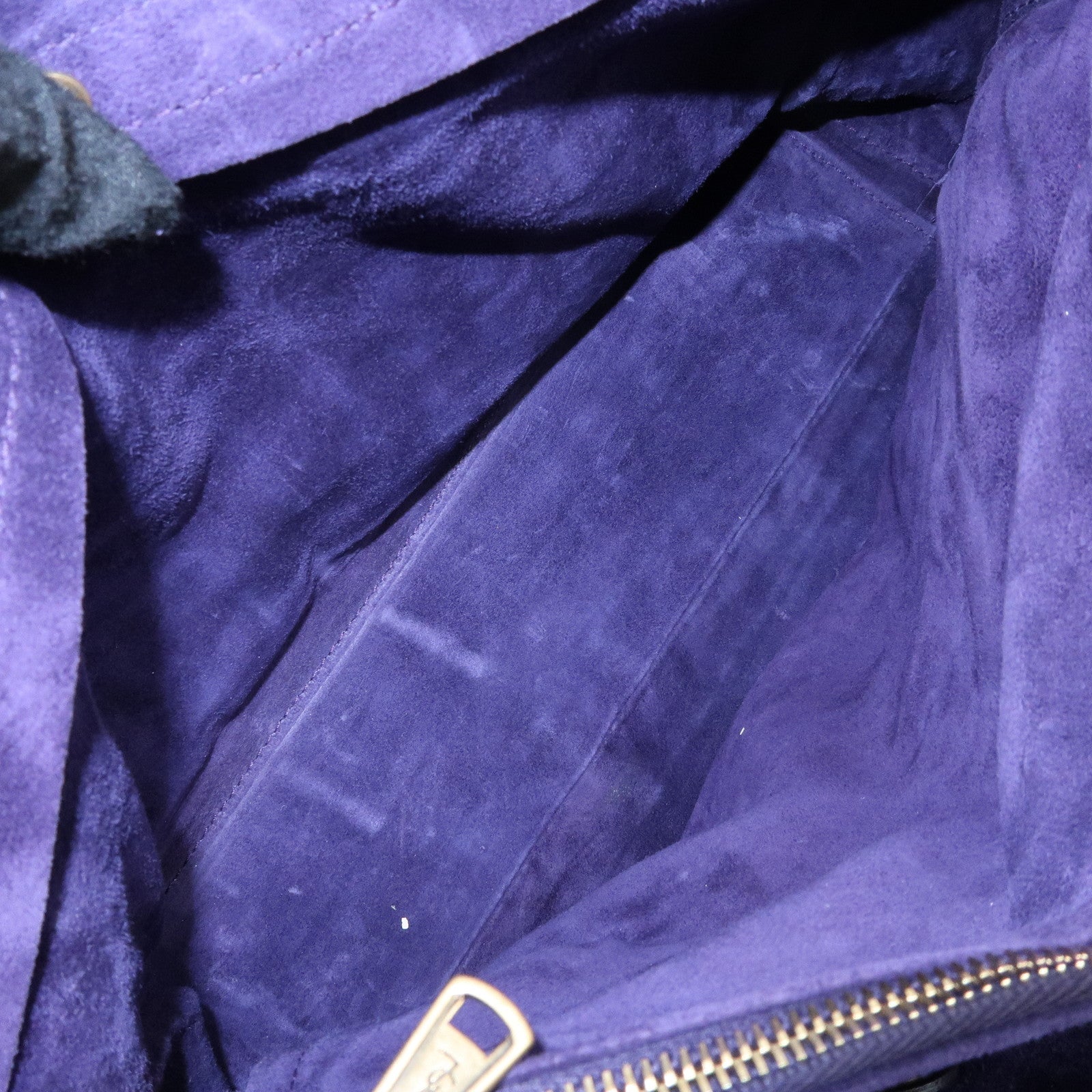 SAINT LAURENT PARIS Muse Two Suede Leather 2way Bag Purple Pink