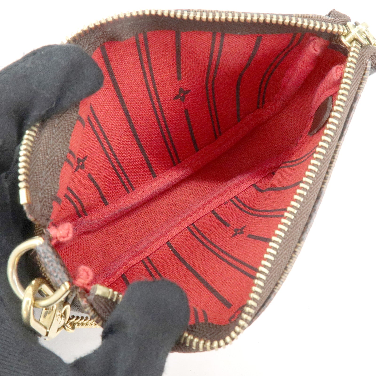 Louis Vuitton Damier T&B Mini Pochette Accessoires Pouch N58011