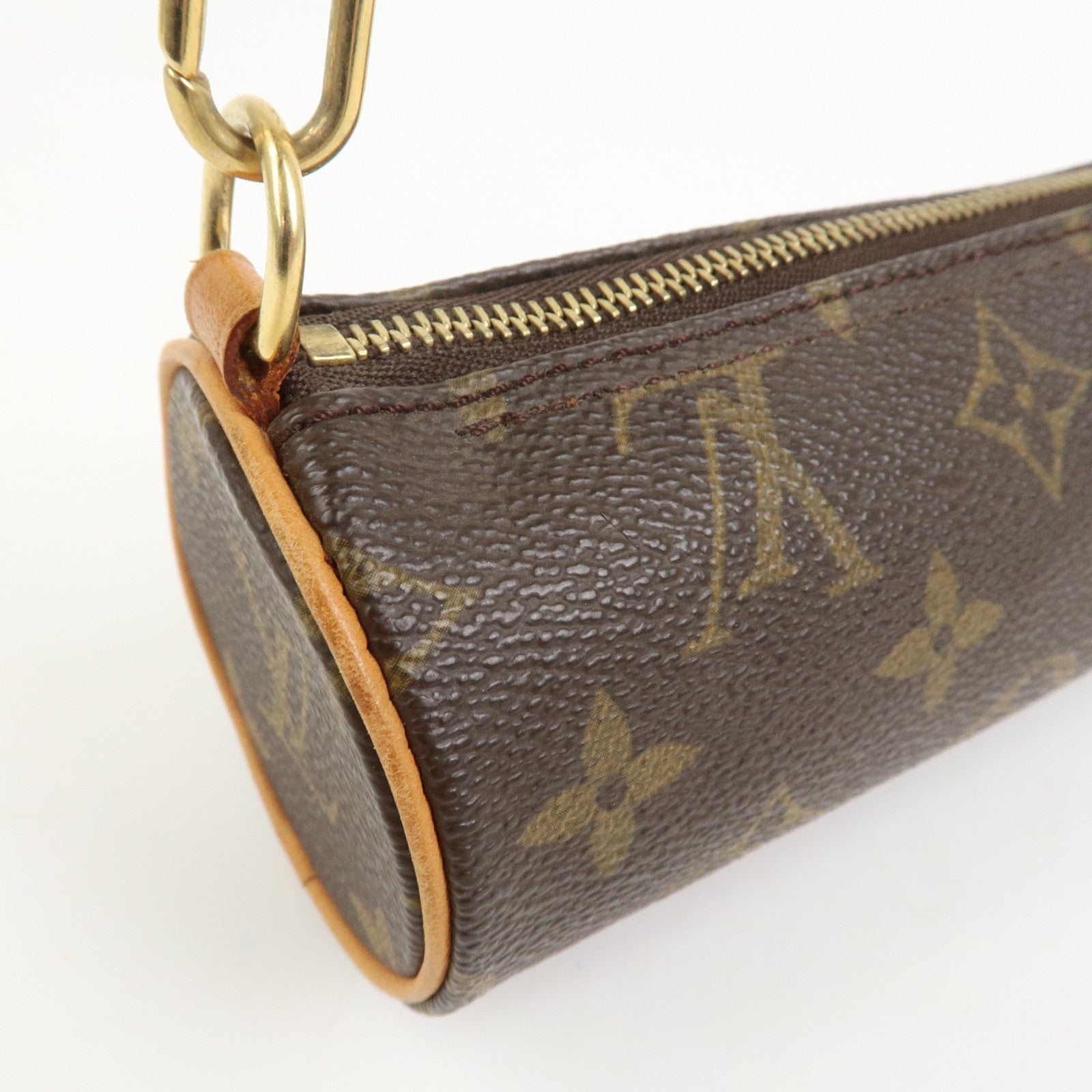 Louis Vuitton Monogram Mini Pouch for Papillon Bag Brown