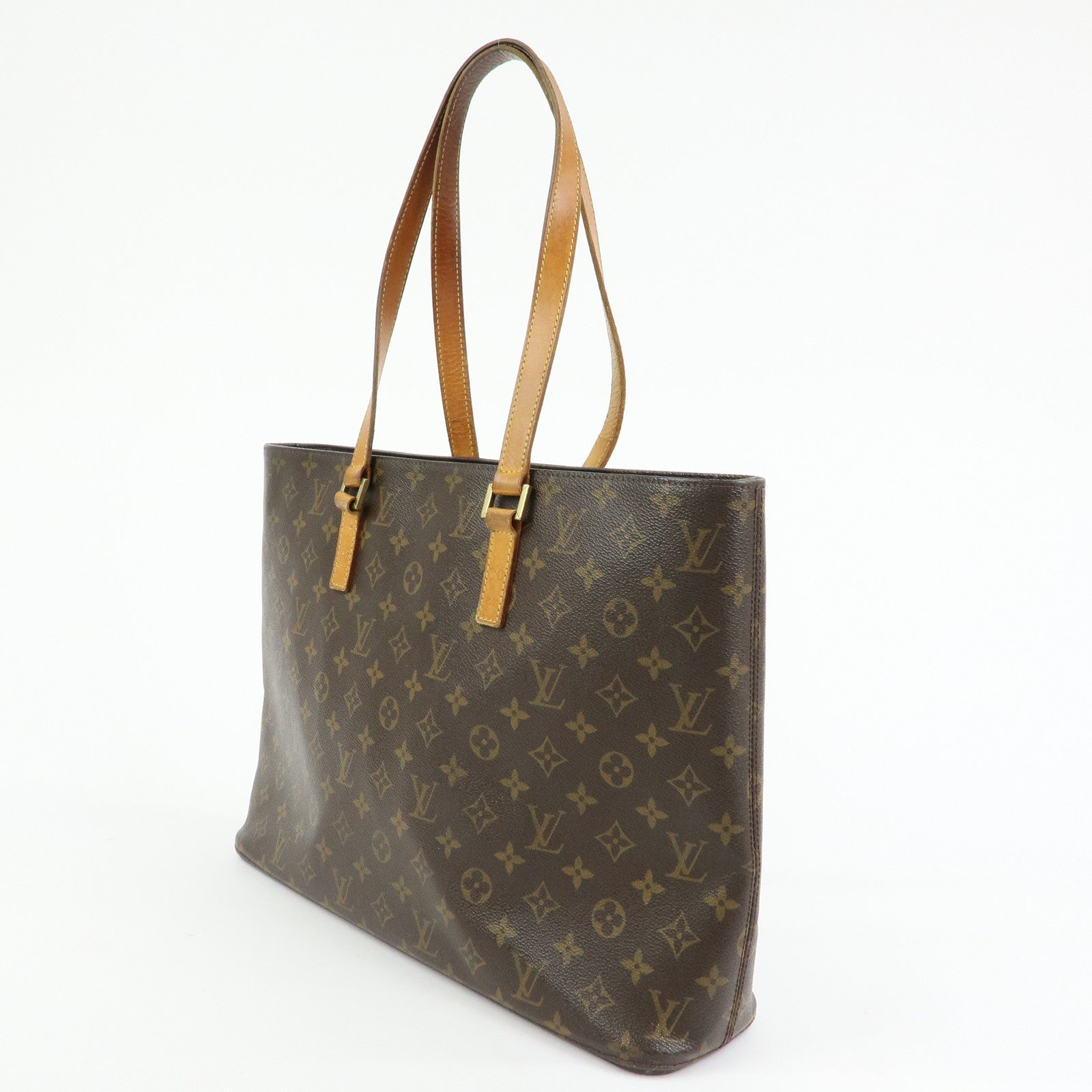 Louis Vuitton Monogram Luco Tote Bag Shoulder Bag Brown M51155