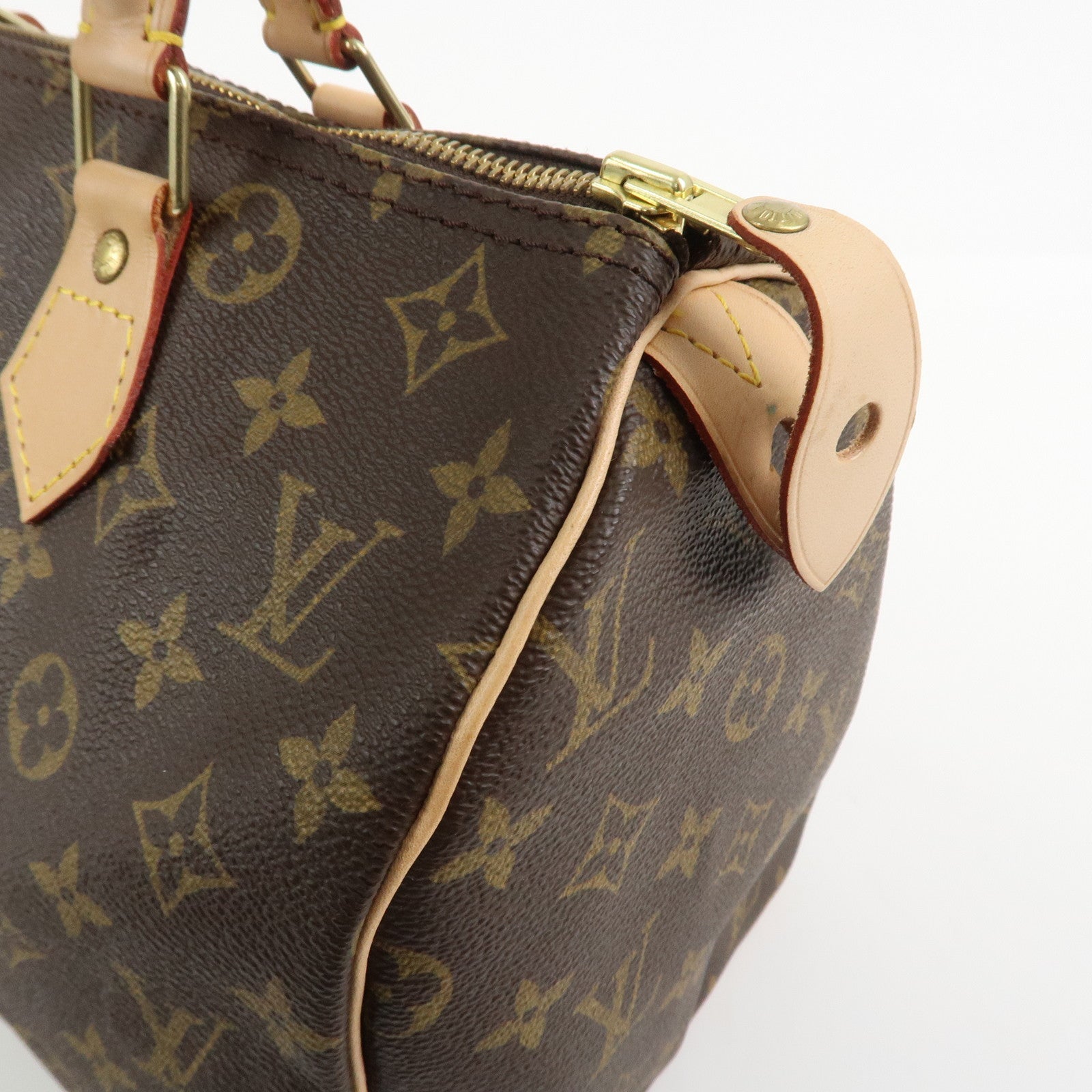 Louis Vuitton Monogram Speedy 30 Boston Bag Hand Bag Brown M41526