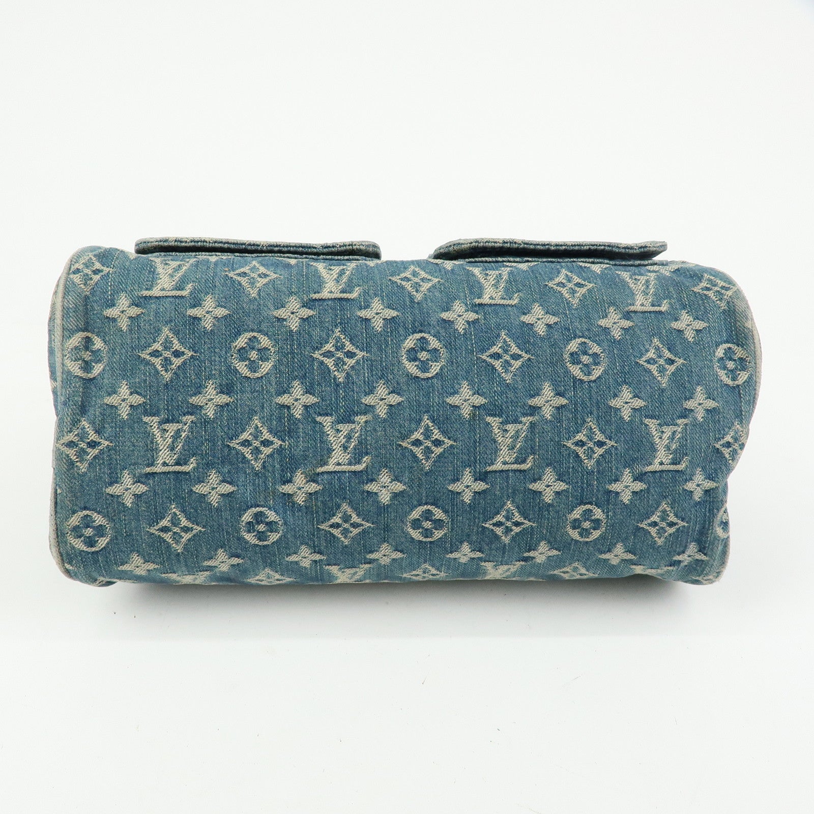 Louis Vuitton Monogram Denim Neo Speedy Boston Bag Blue M95019