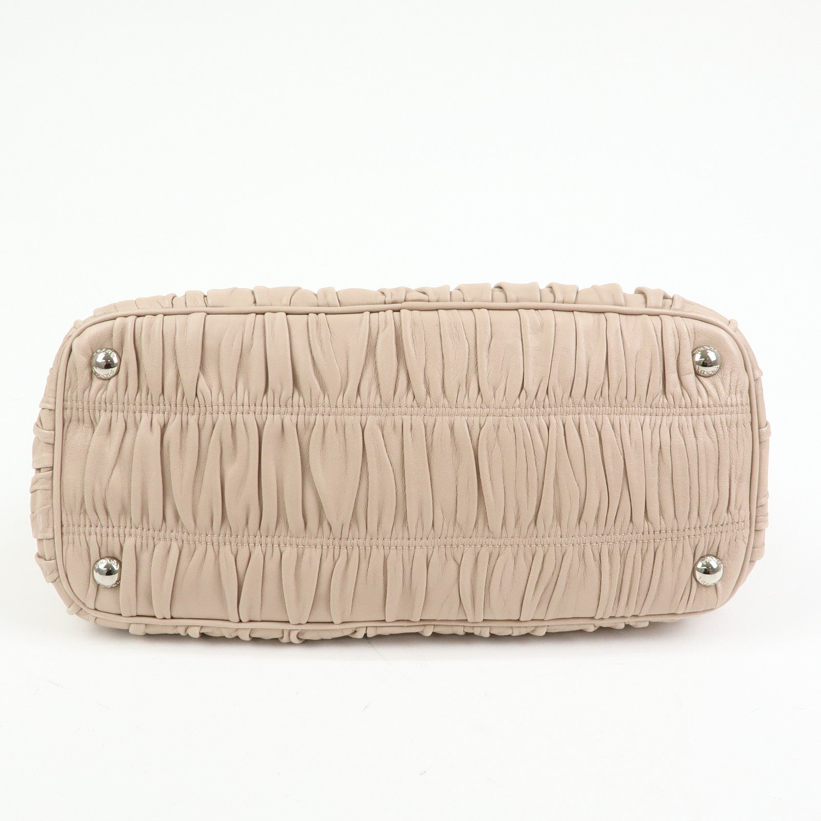 PRADA Nappa Gaufure Leather 2Way Hand Bag Shoulder Bag B2599L