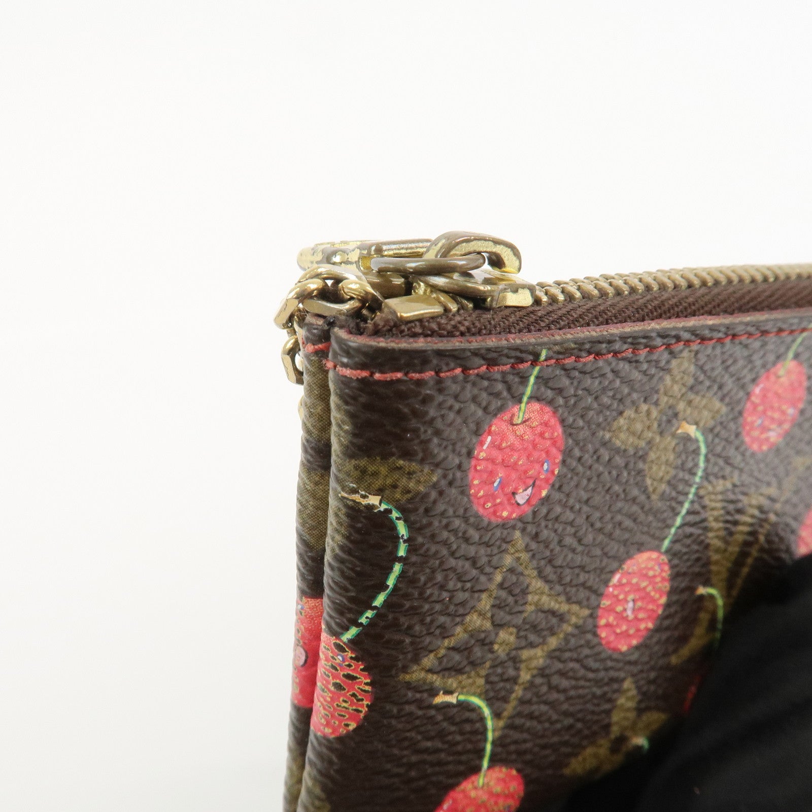 Louis Vuitton Monogram Cherry Pochette Cles Coin Case M95042