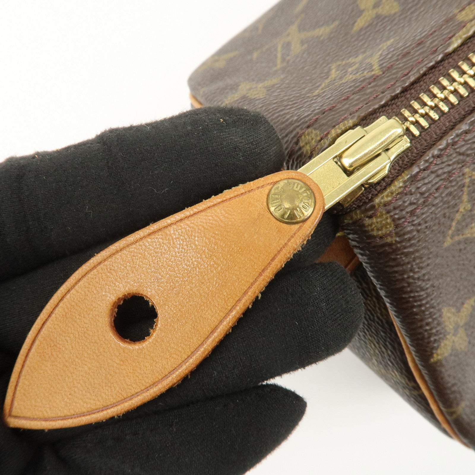 Louis Vuitton Monogram Speedy 30 Boston Bag Hand Bag Brown M41526