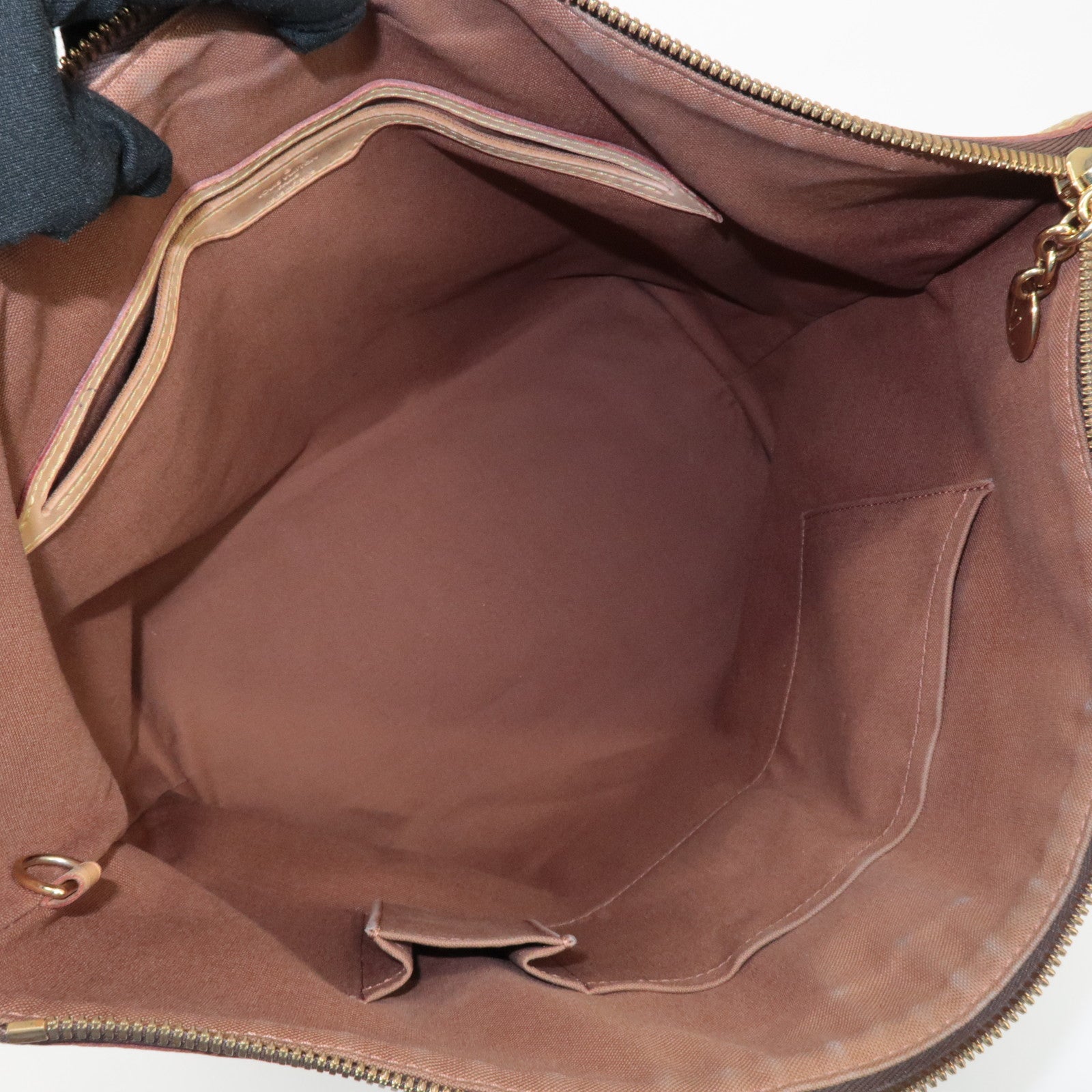 Louis Vuitton Monogram Palermo GM 2Way Hand Bag Brown M40146 Used
