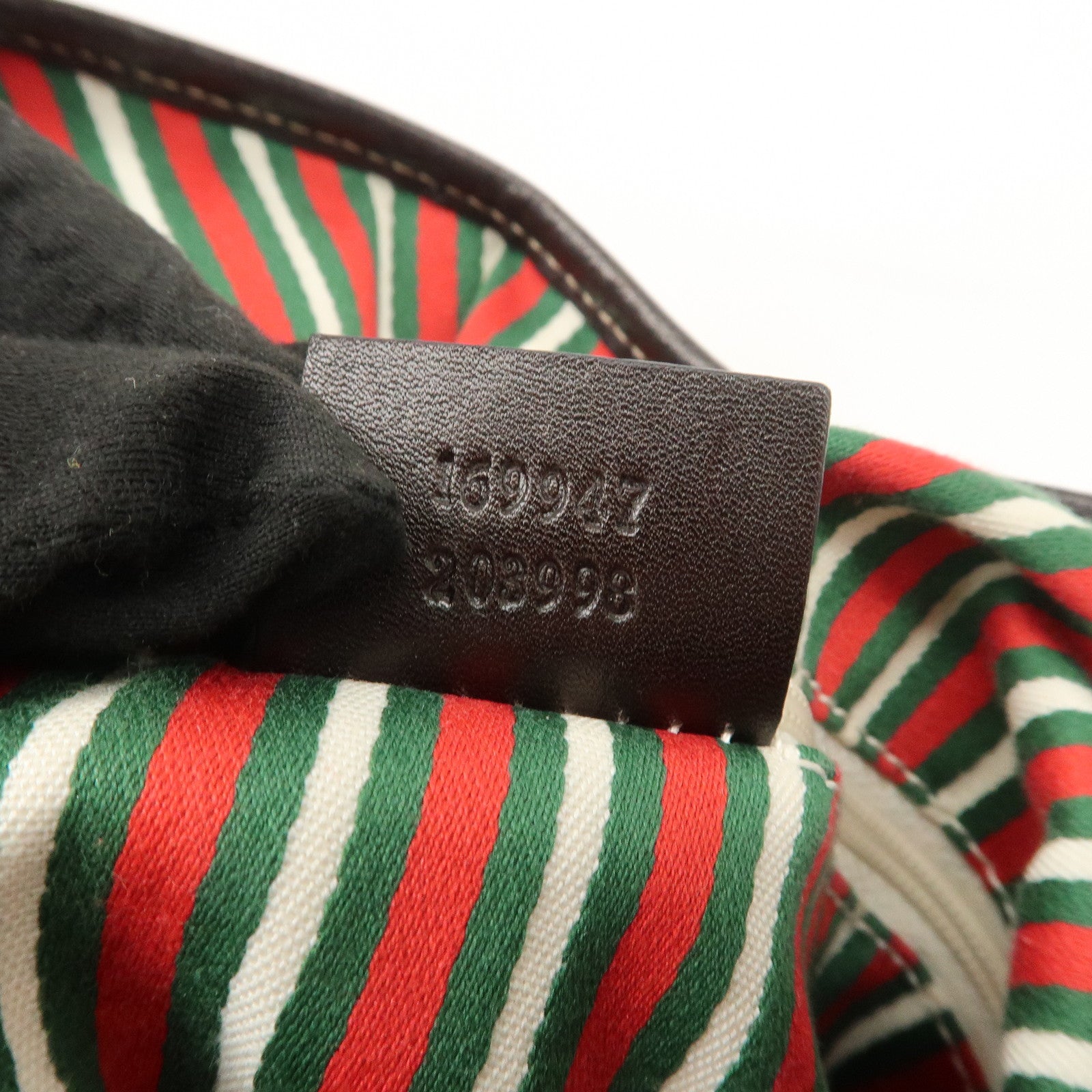 GUCCI New Britt GG Canvas Leather Shoulder Bag Beige Brown 169947