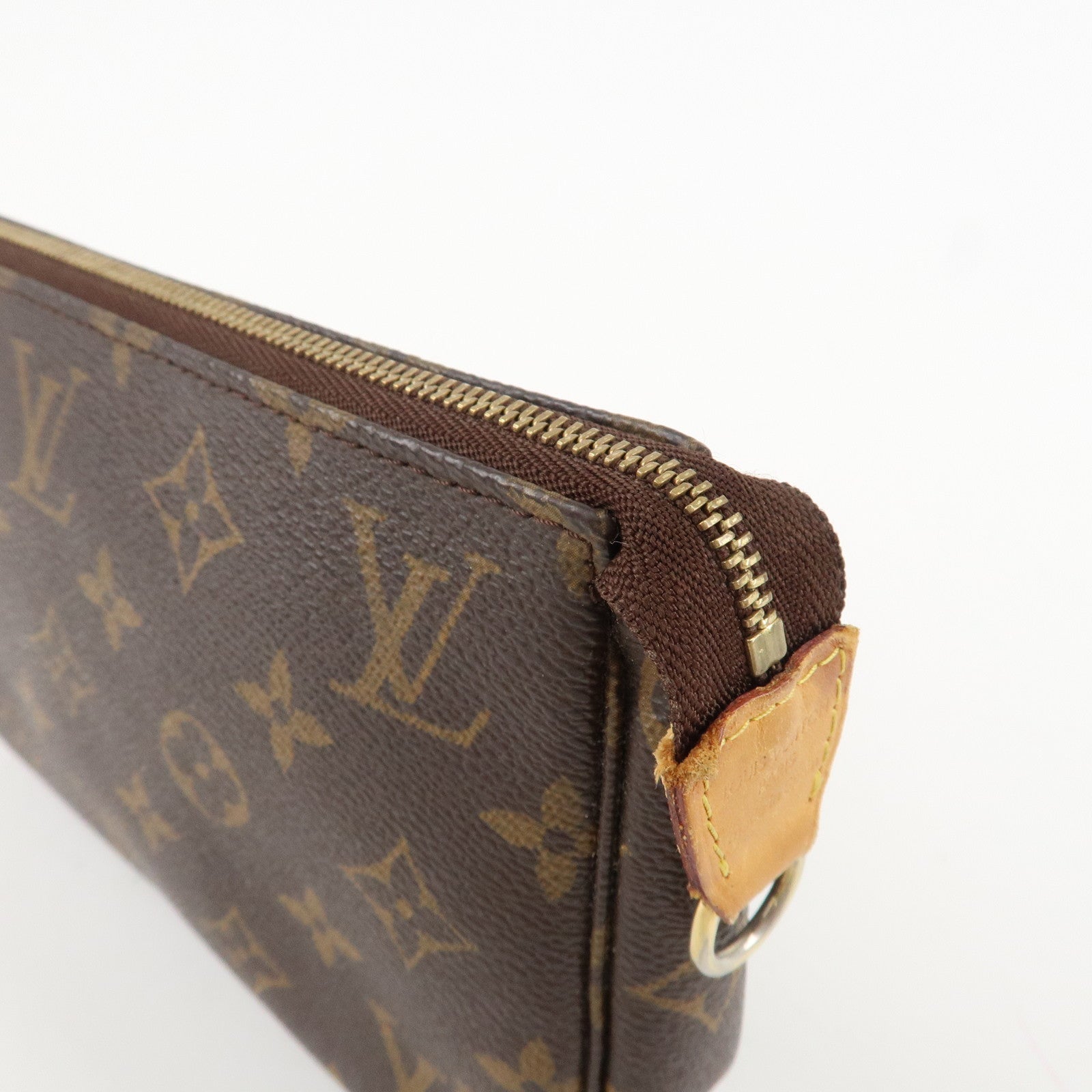 Louis Vuitton Monogram Pochette Accessoires Pouch Hand Bag M51980 Used