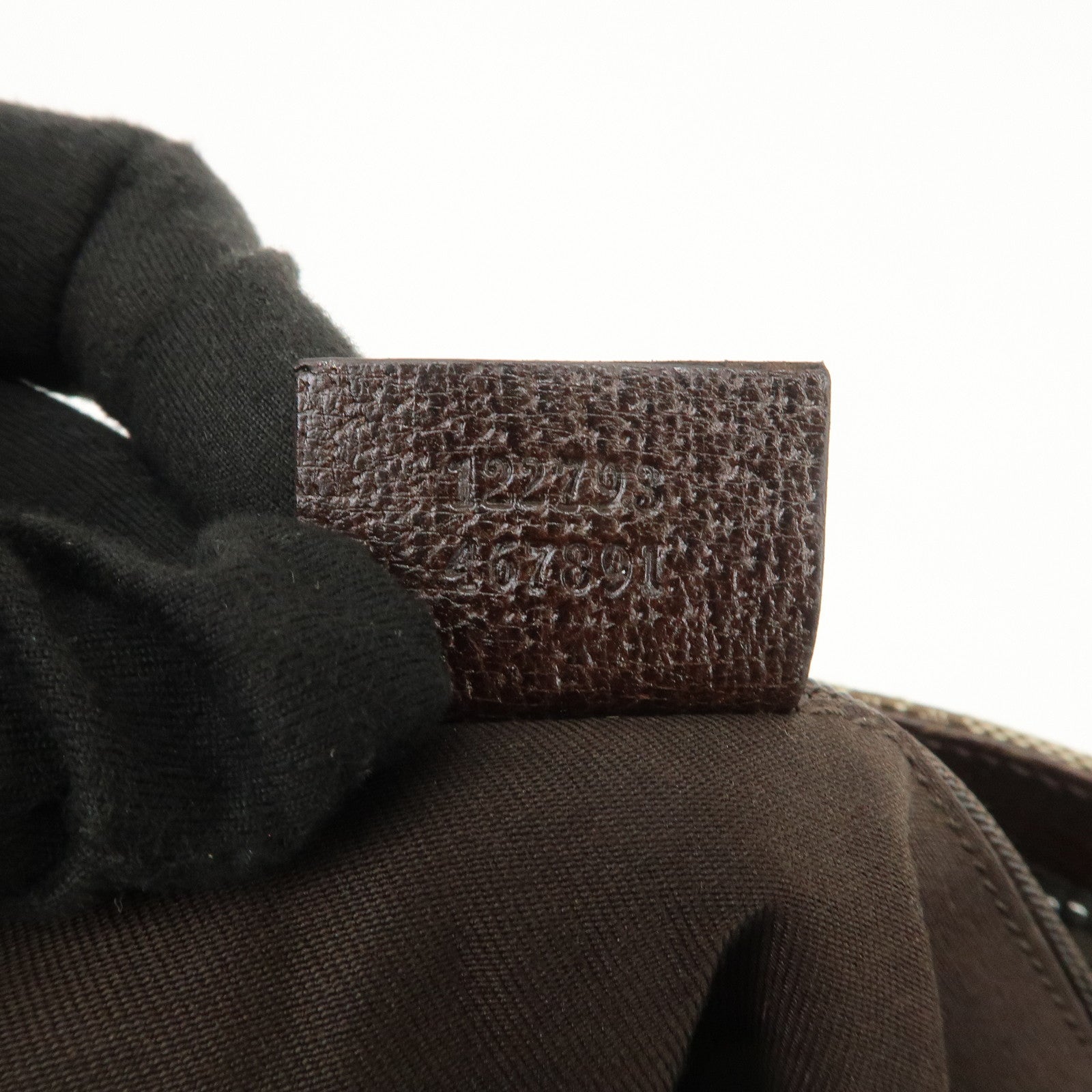 GUCCI GG Canvas Leather Shoulder Bag Crossbody Bag Beige 122793