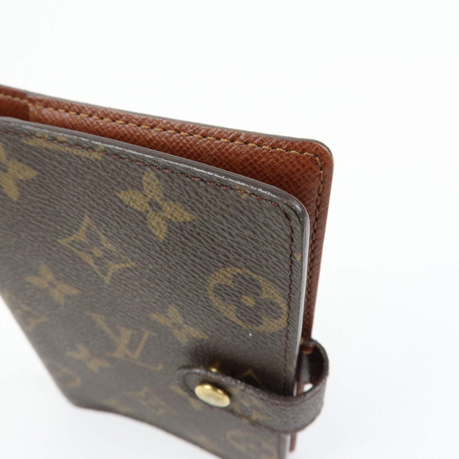 Louis Vuitton Monogram Agenda PM Planner Cover Brown R20005