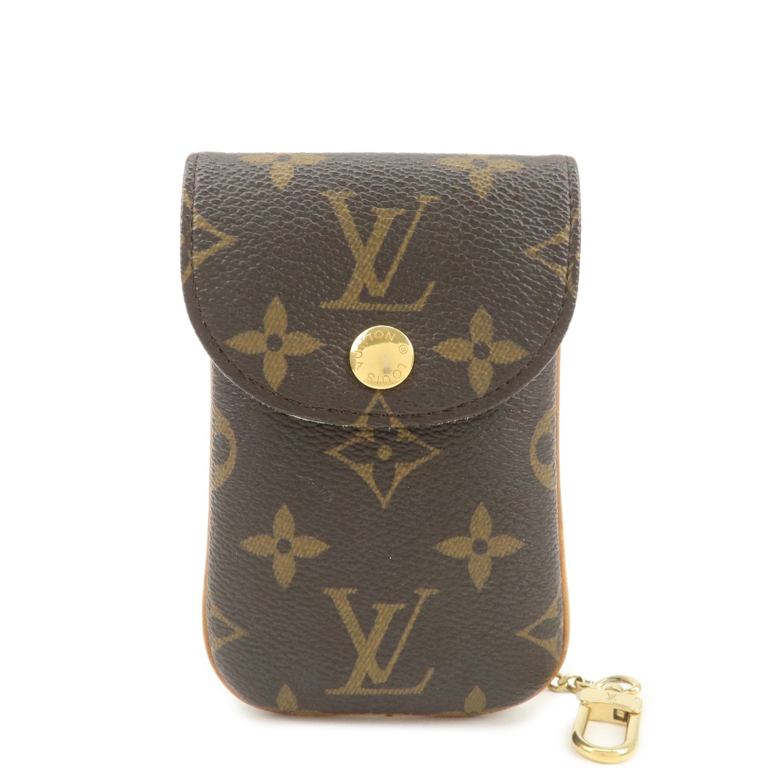 Louis Vuitton Monogram Etui Telefonne MM Brown M66546 Used