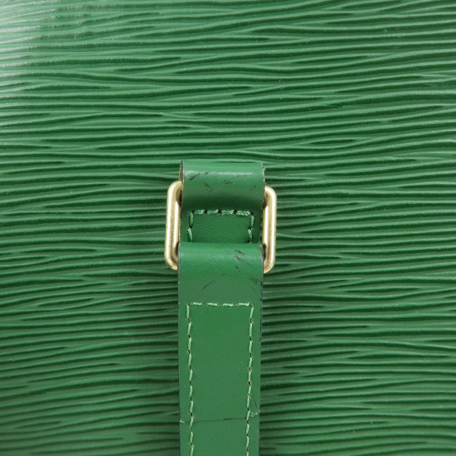 Louis Vuitton Epi Soufflot Hand Bag Borneo Green M52224