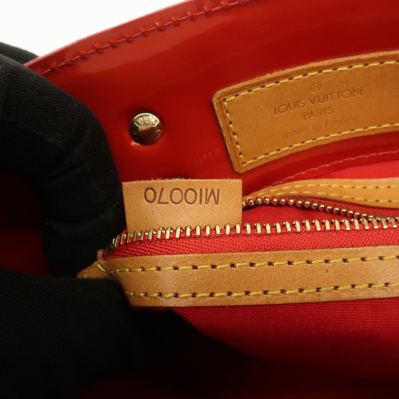 Louis Vuitton Monogram Vernis Set Of 2 Hand Bag M91088/M91220