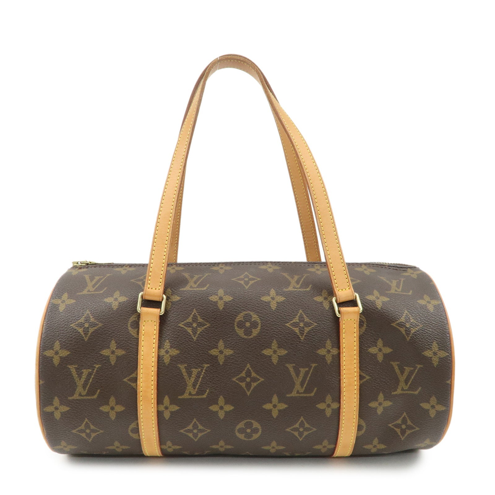 Louis Vuitton Monogram Papillon 30 Hand Bag New Style Brown M51385