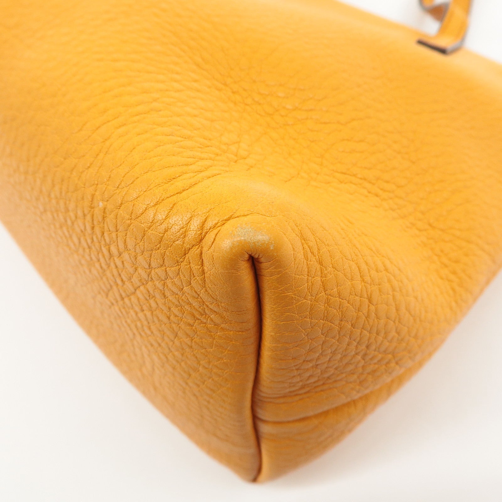 GUCCI Children SOHO Leather Tote Bag Hand Bag Orange 340618 Used