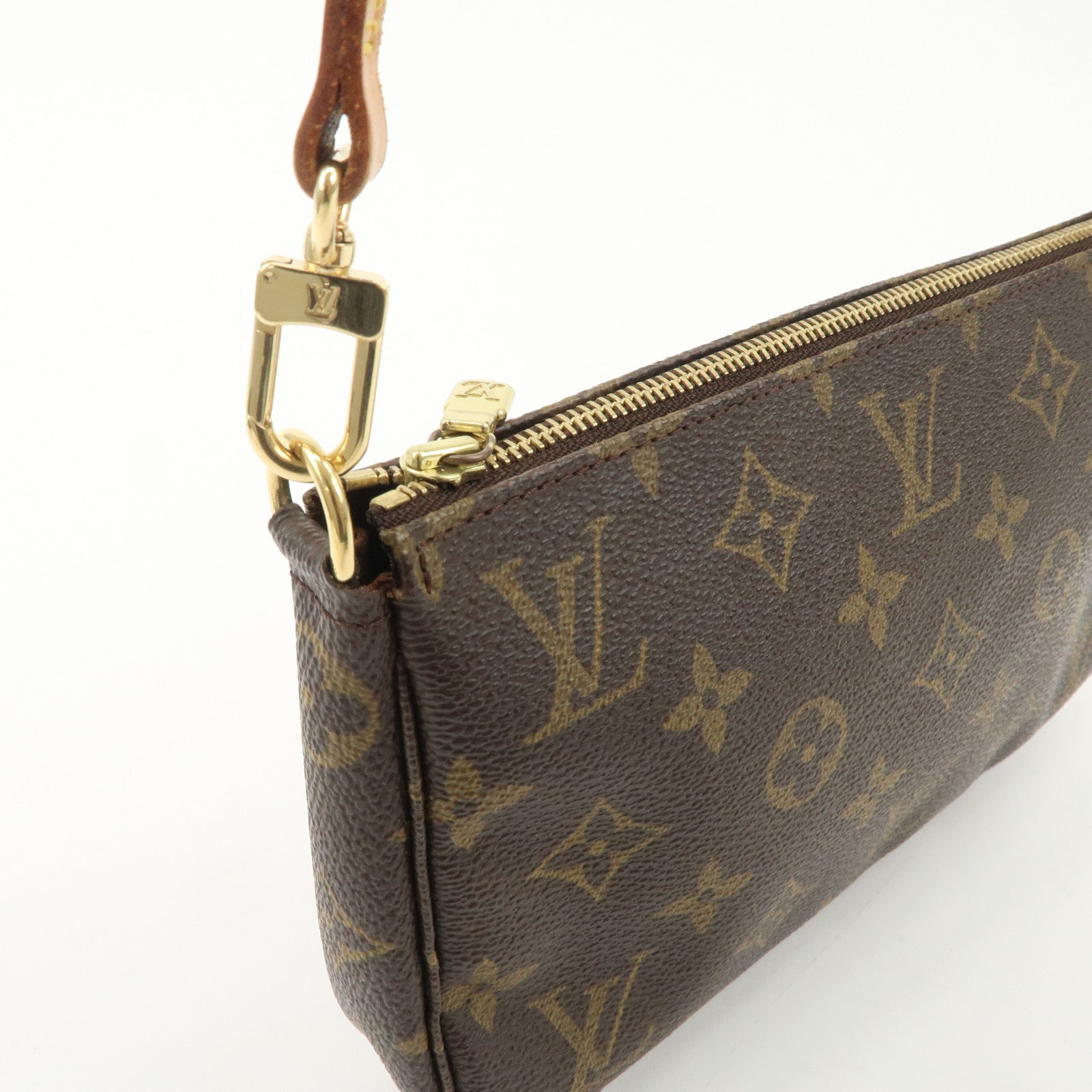 Louis Vuitton Monogram Pochette Accessoires & Strap M51980 J00145 Used